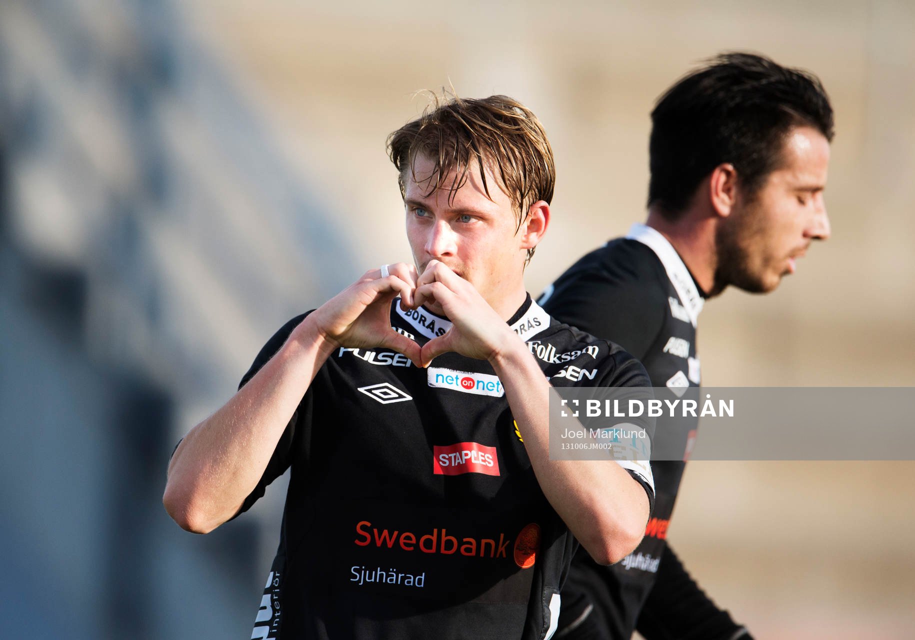 Elfsborgs Simon Hedlund jublar