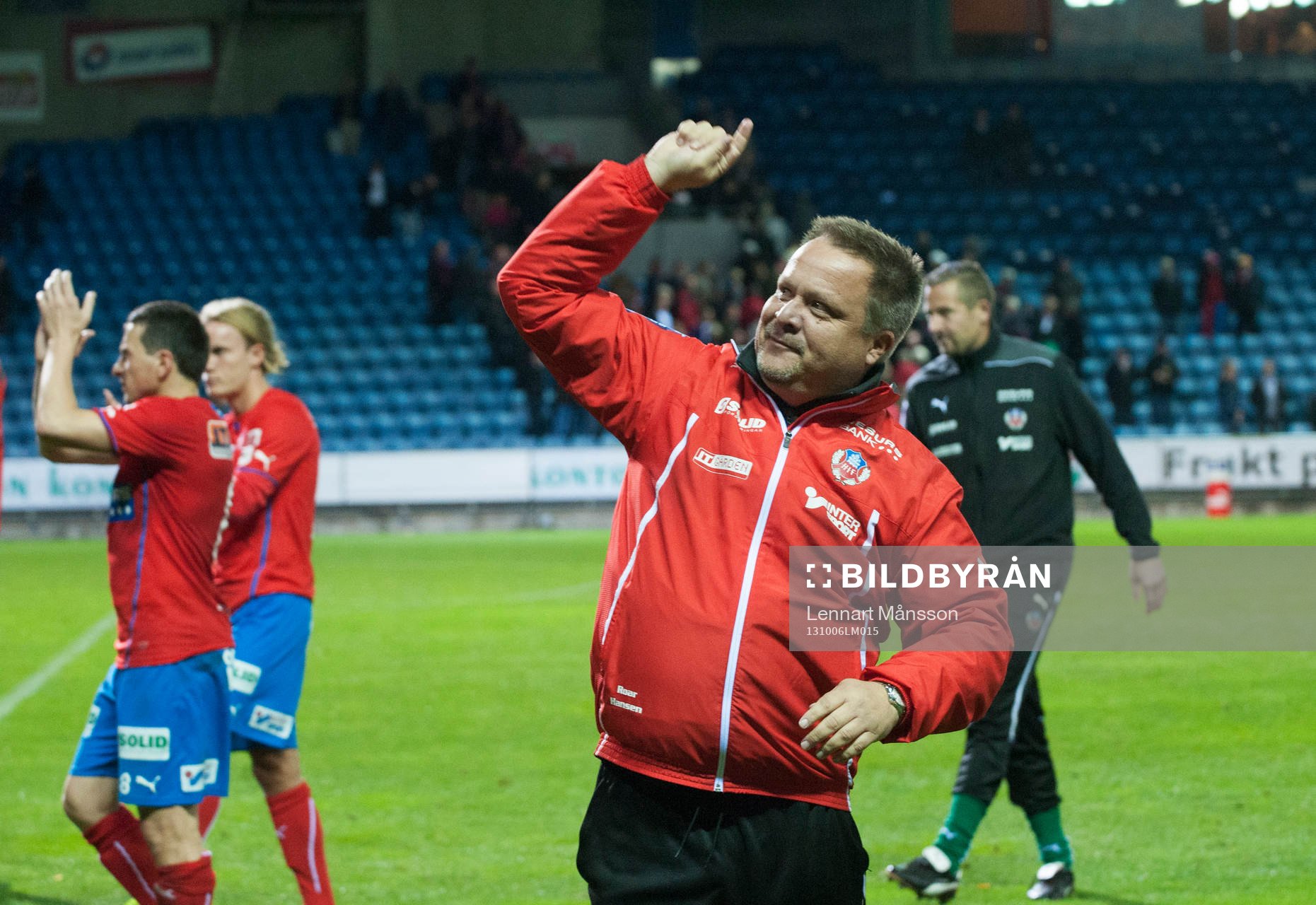 Matchen är slut och Helsingborgs tränare Roar Hansen