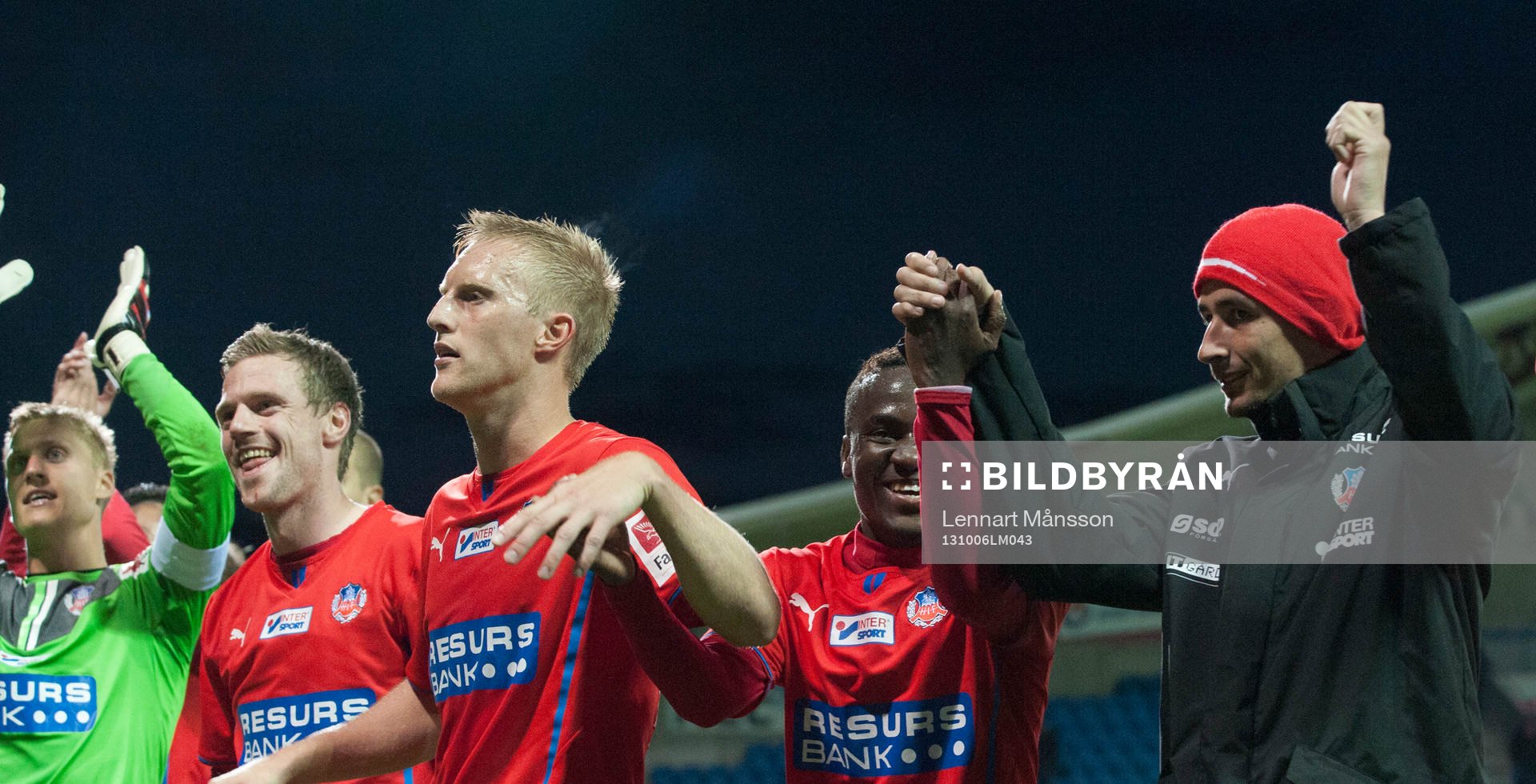 Matchen är slut och Helsingborgs David Accam och Loret