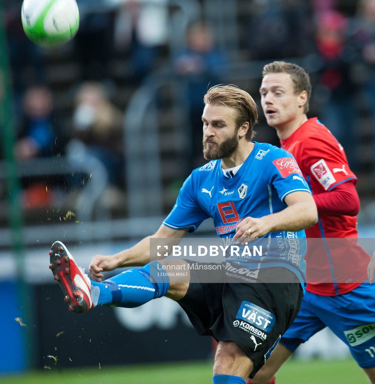 Halmstads Jesper Westerberg i matchen i allsvenskan mellan