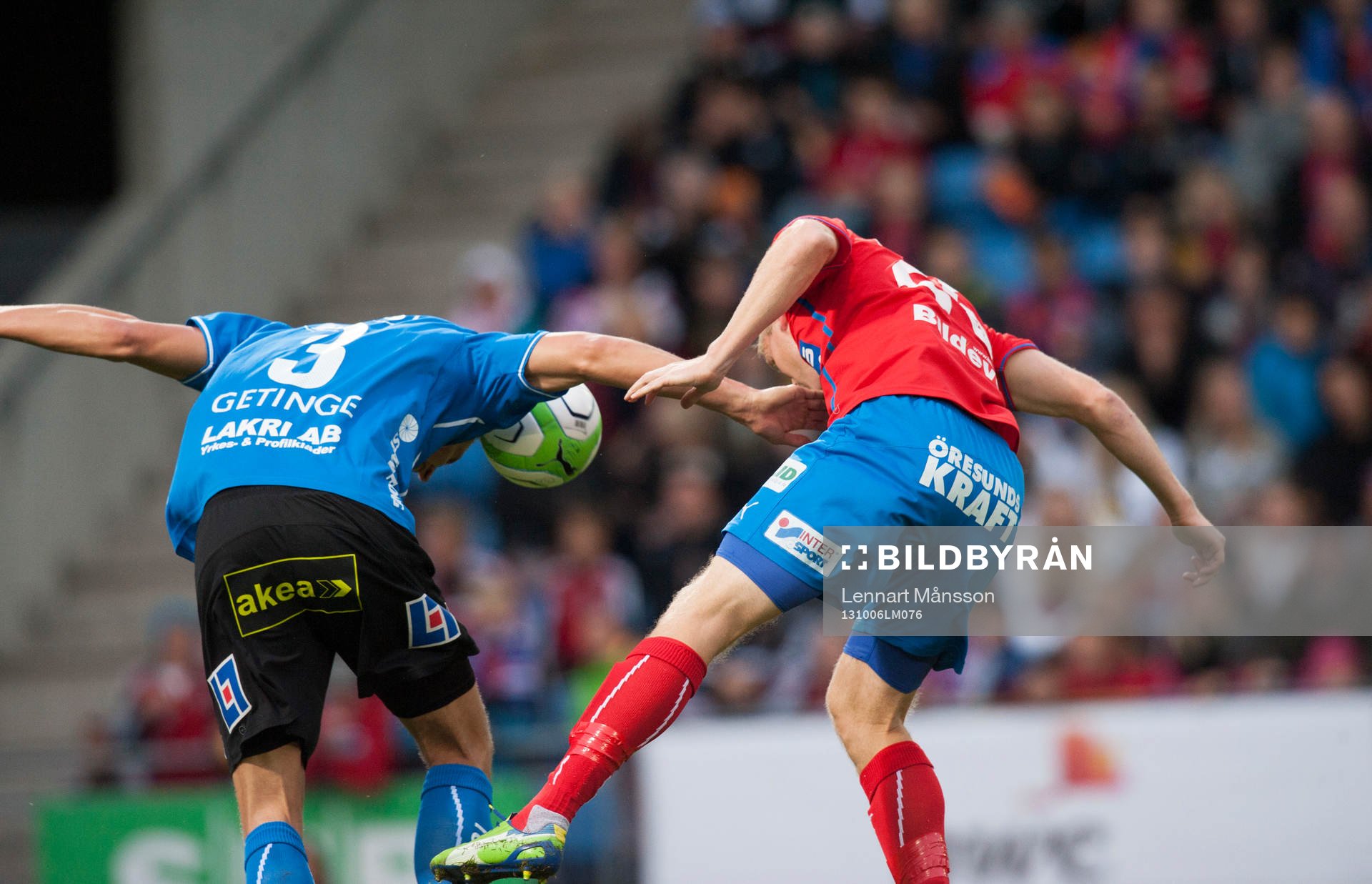 Nickduell i matchen i allsvenskan mellan Helsingborg och