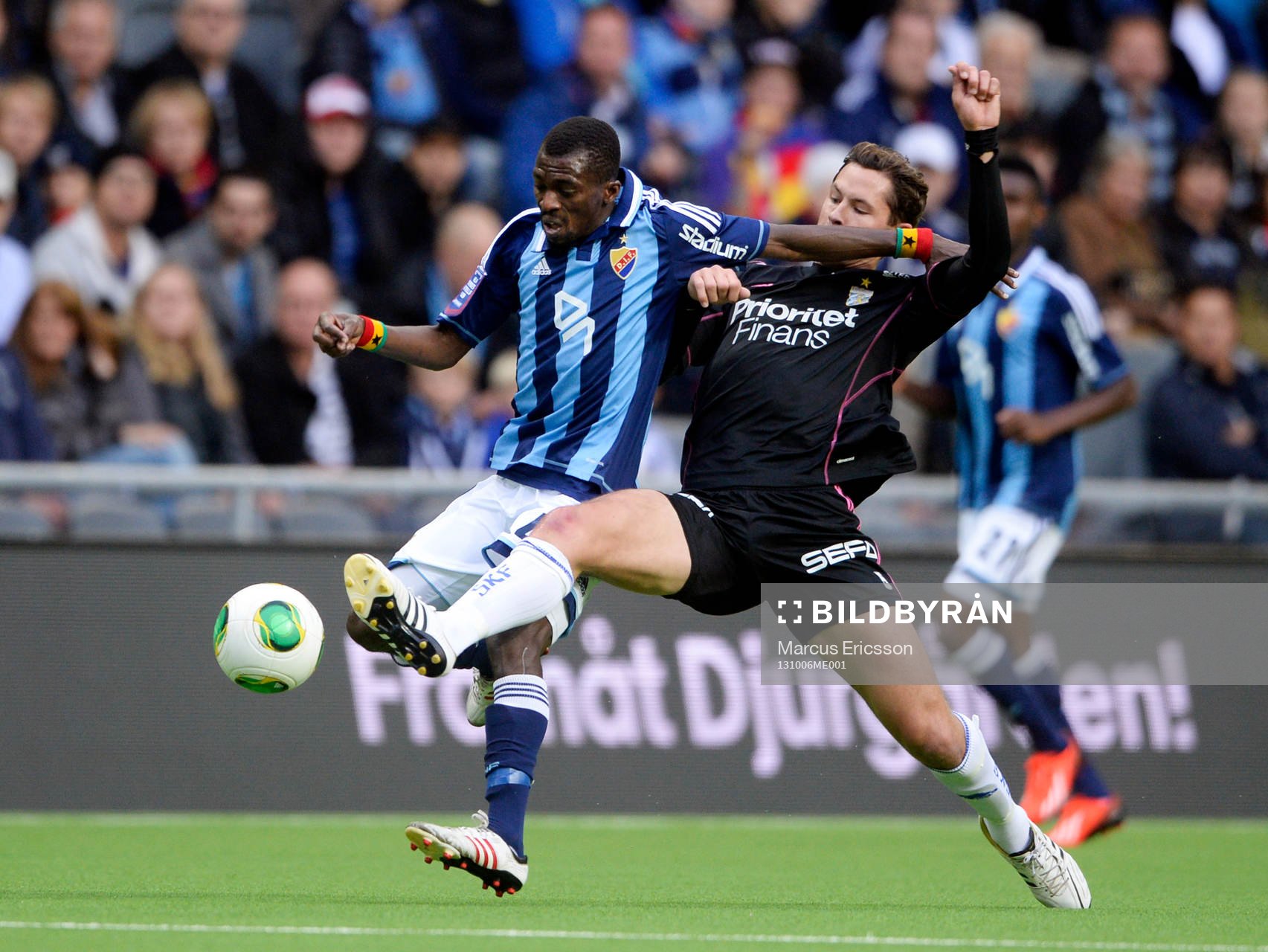 Djurgårdens Yussif Chibsah och IFK Göteborgs Philip
