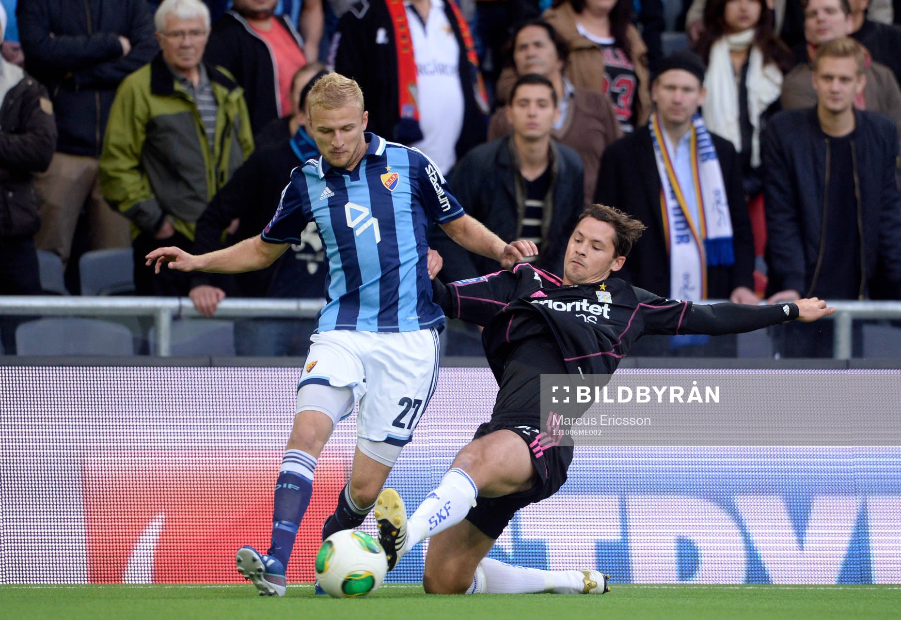 Djurgårdens Vytautas Andriuskevicius och IFK Göteborgs