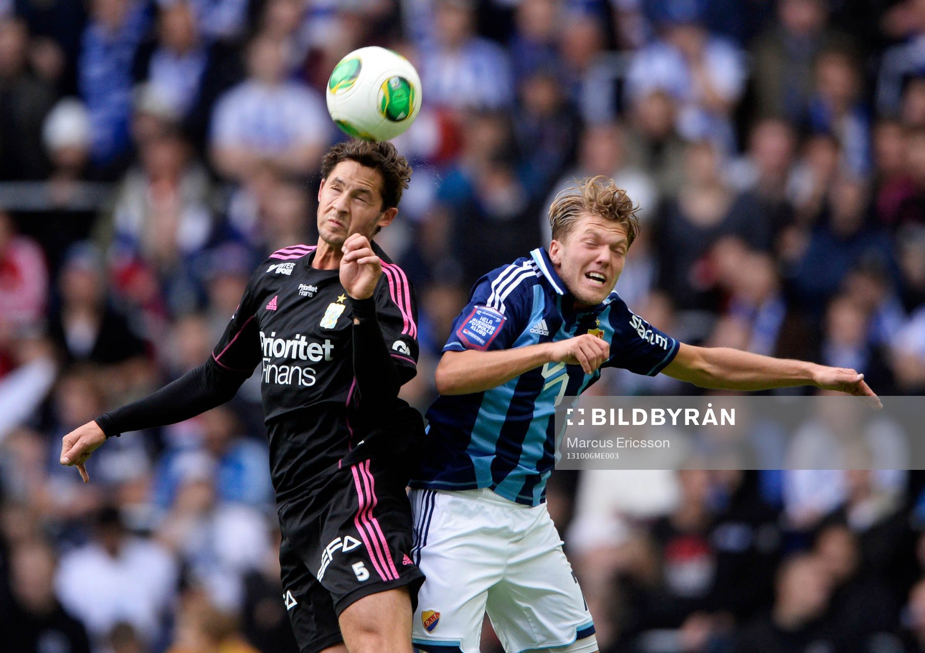 IFK Göteborgs Philip Haglund och Djurgårdens Martin