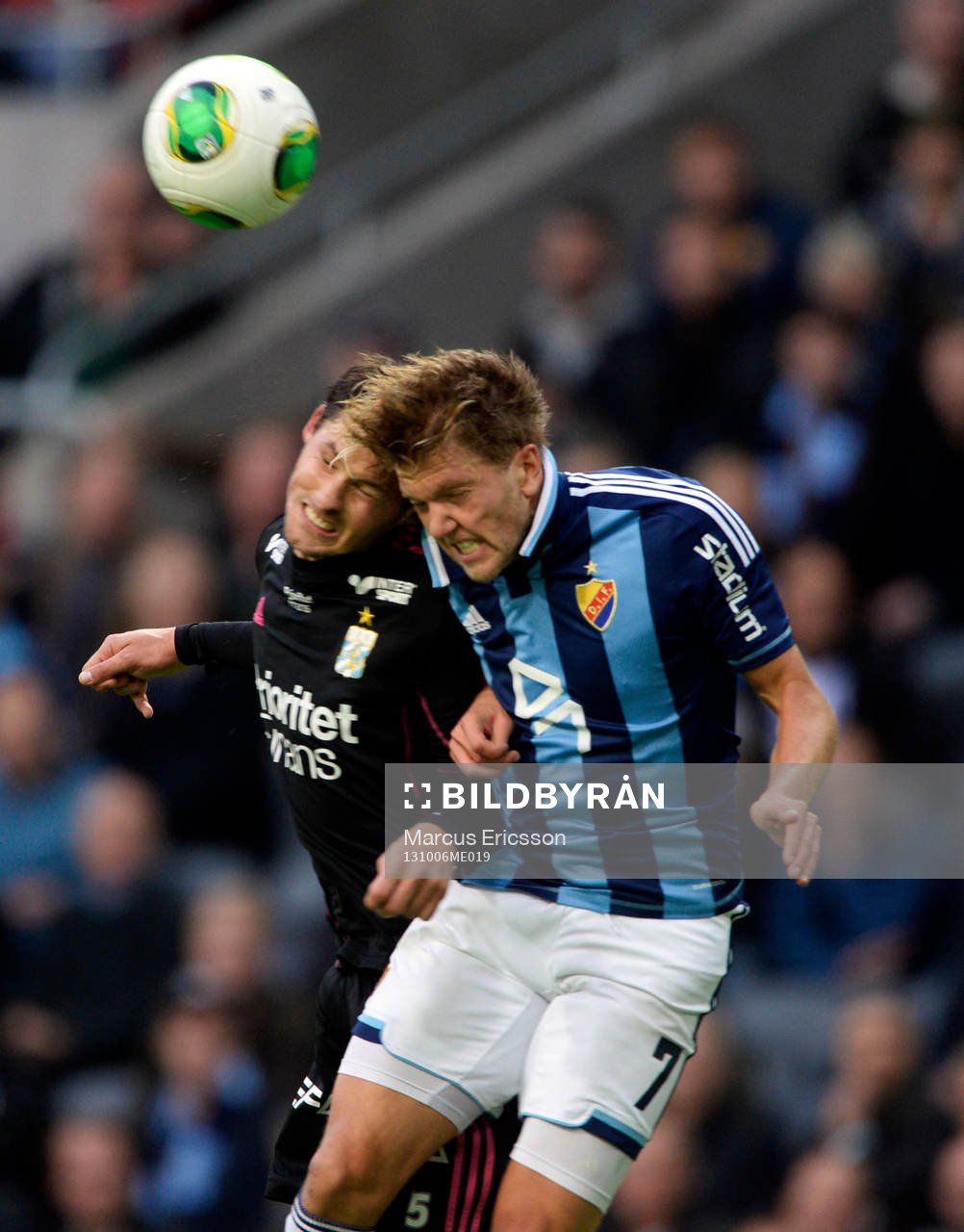 IFK Göteborgs Philip Haglund och Djurgårdens Martin