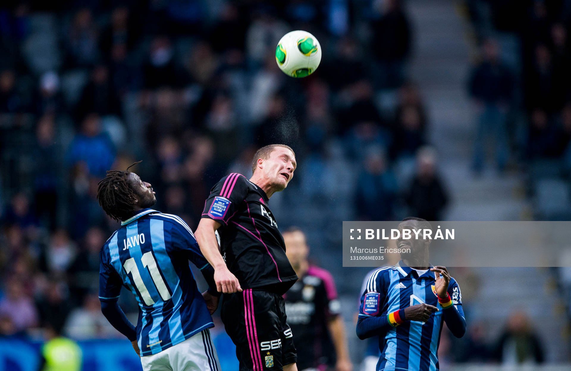 Djurgårdens Amadou Jawo och Yussif Chibsah