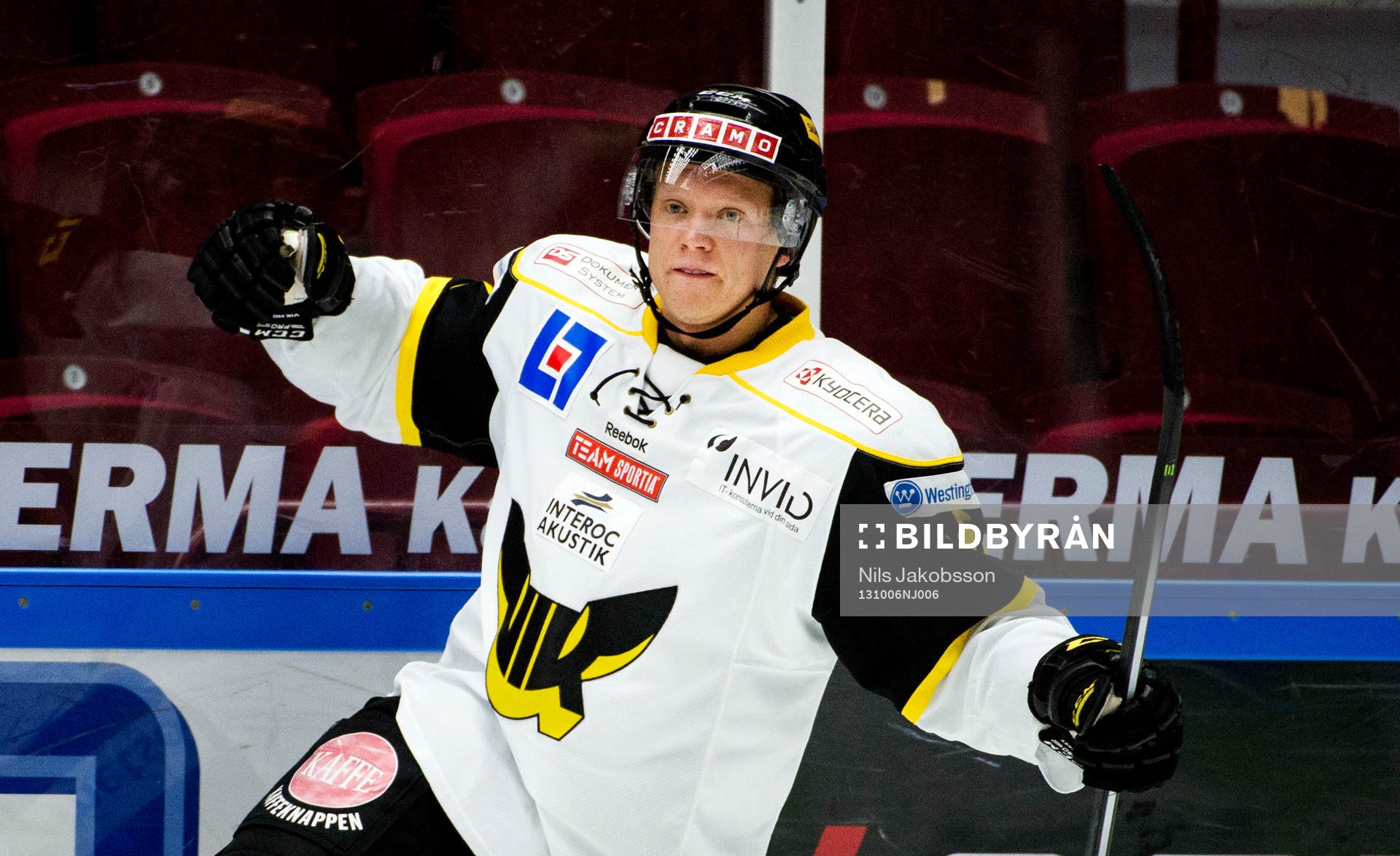 Västerås Markus Kinisjärvi jublar