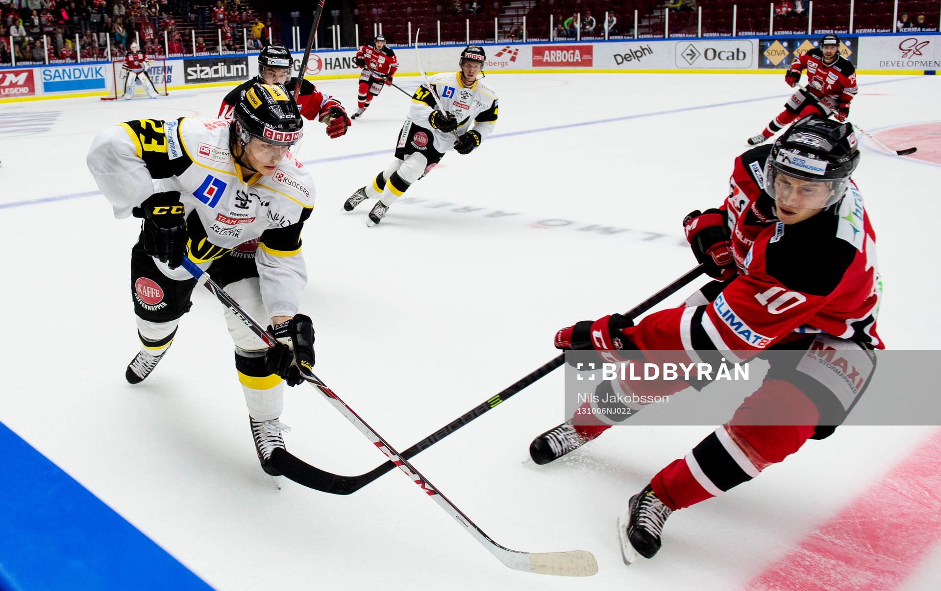 Västerås Kevin Weiskog och Malmös Robin Alvarez