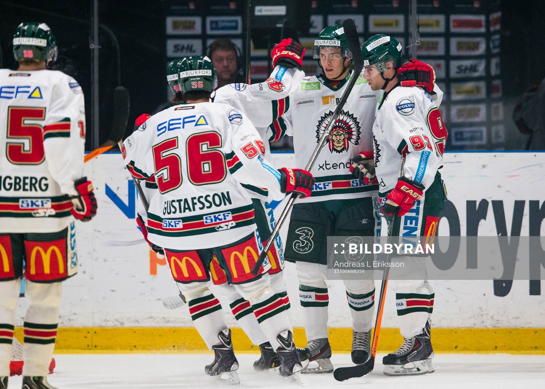 Frölundas Alexander Wennerberg jublar