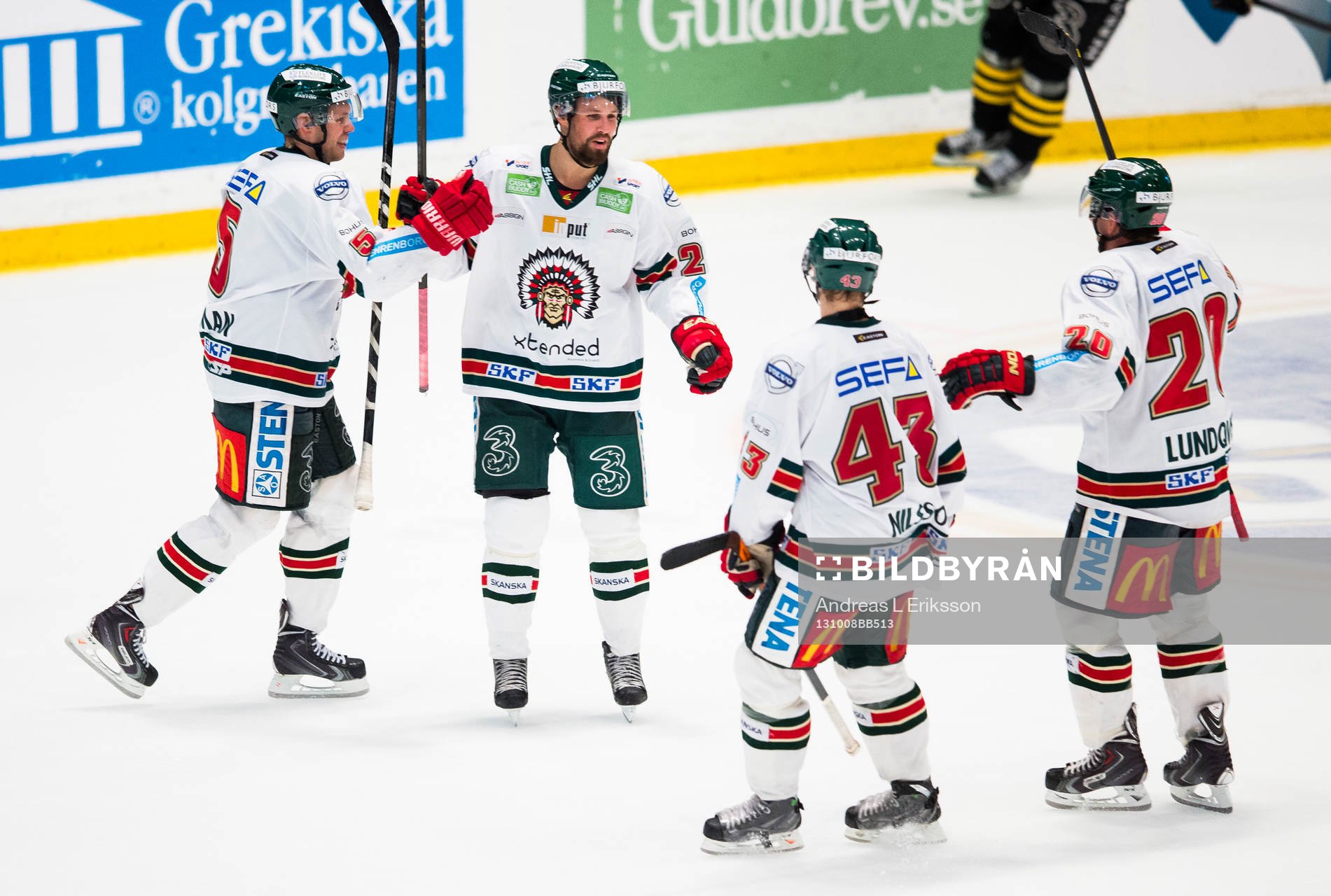 Frölundas Dick Axelsson jublar