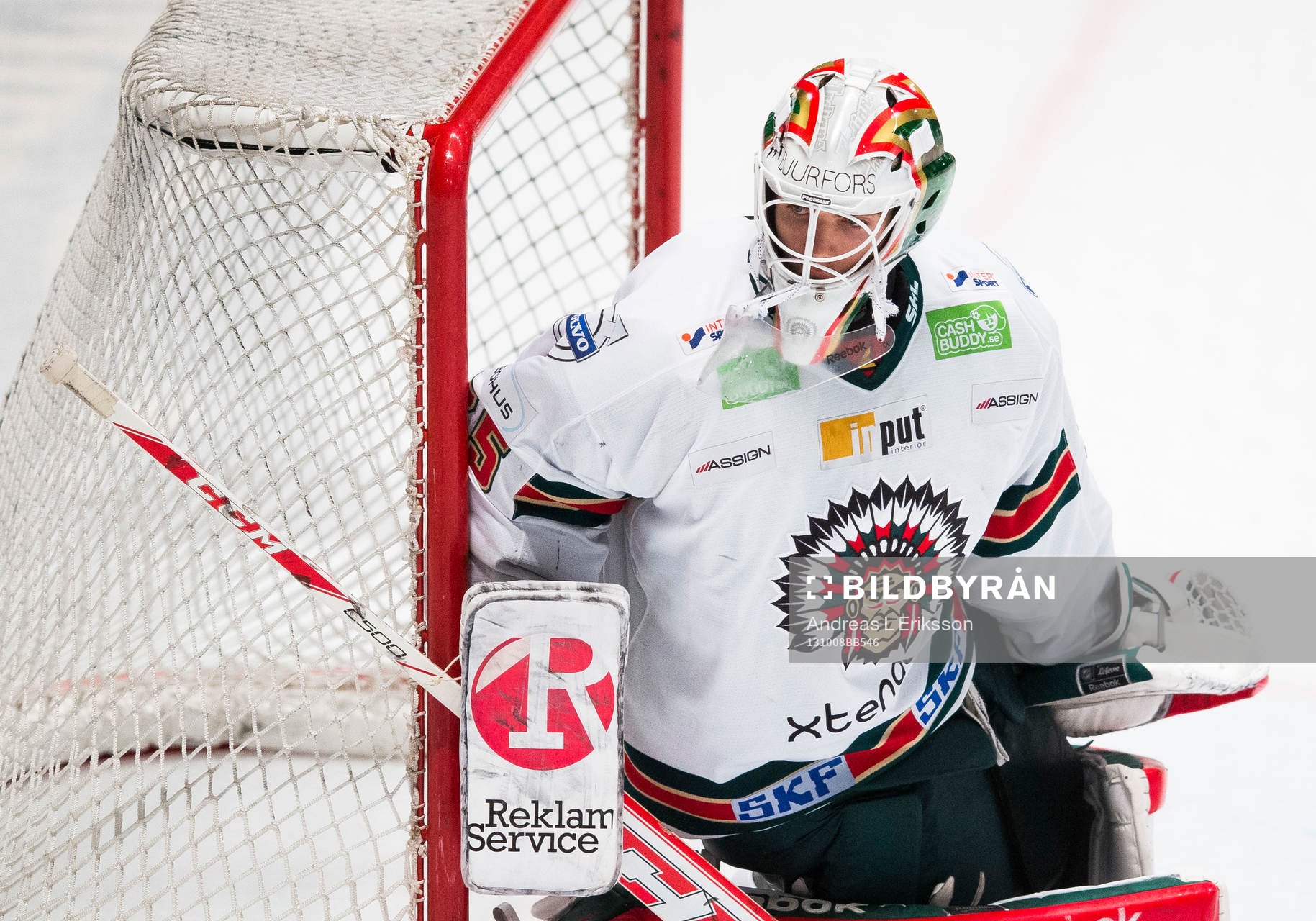 Frölundas målvakt Linus Fernström