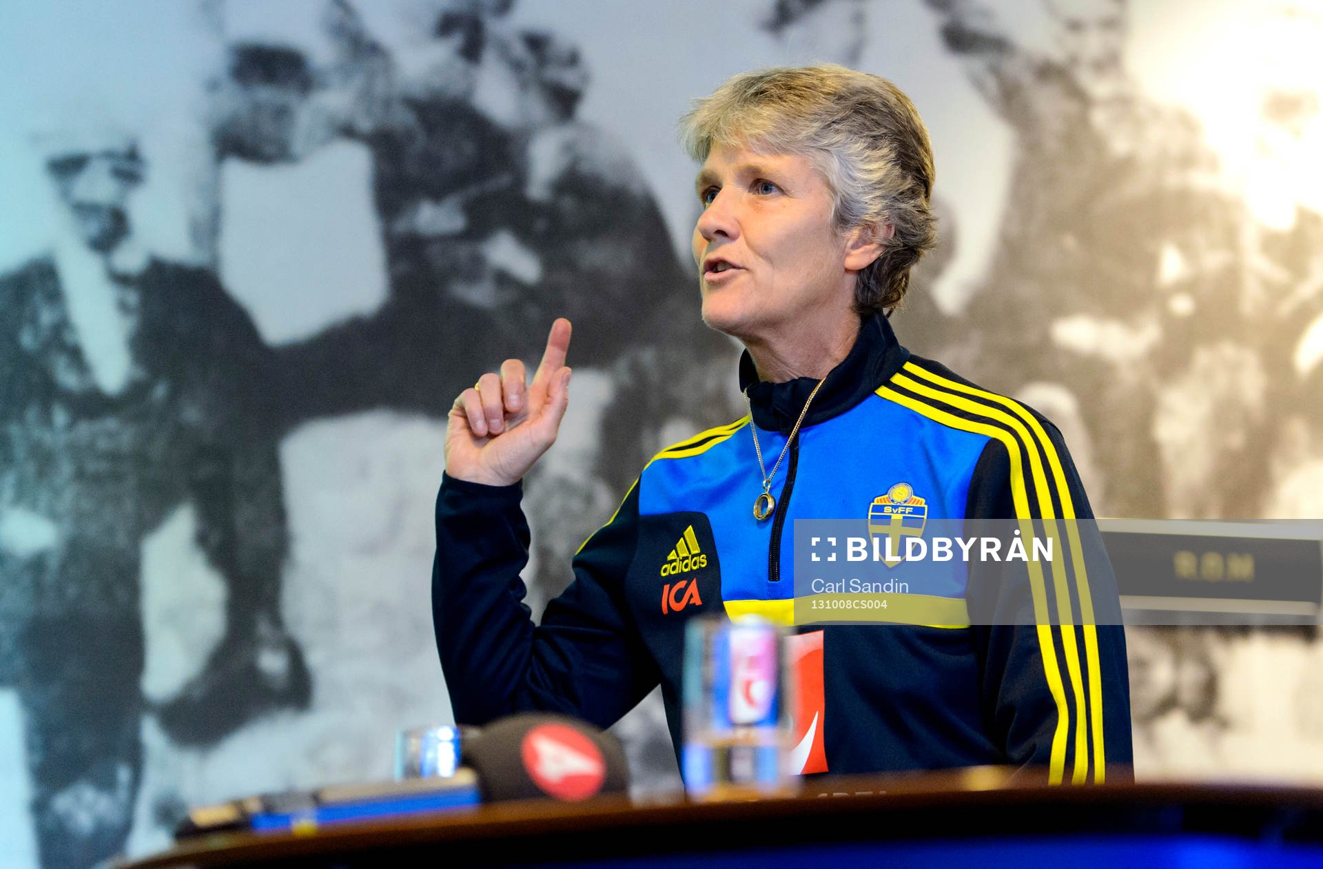 Sveriges förbundskapten Pia Sundhage
