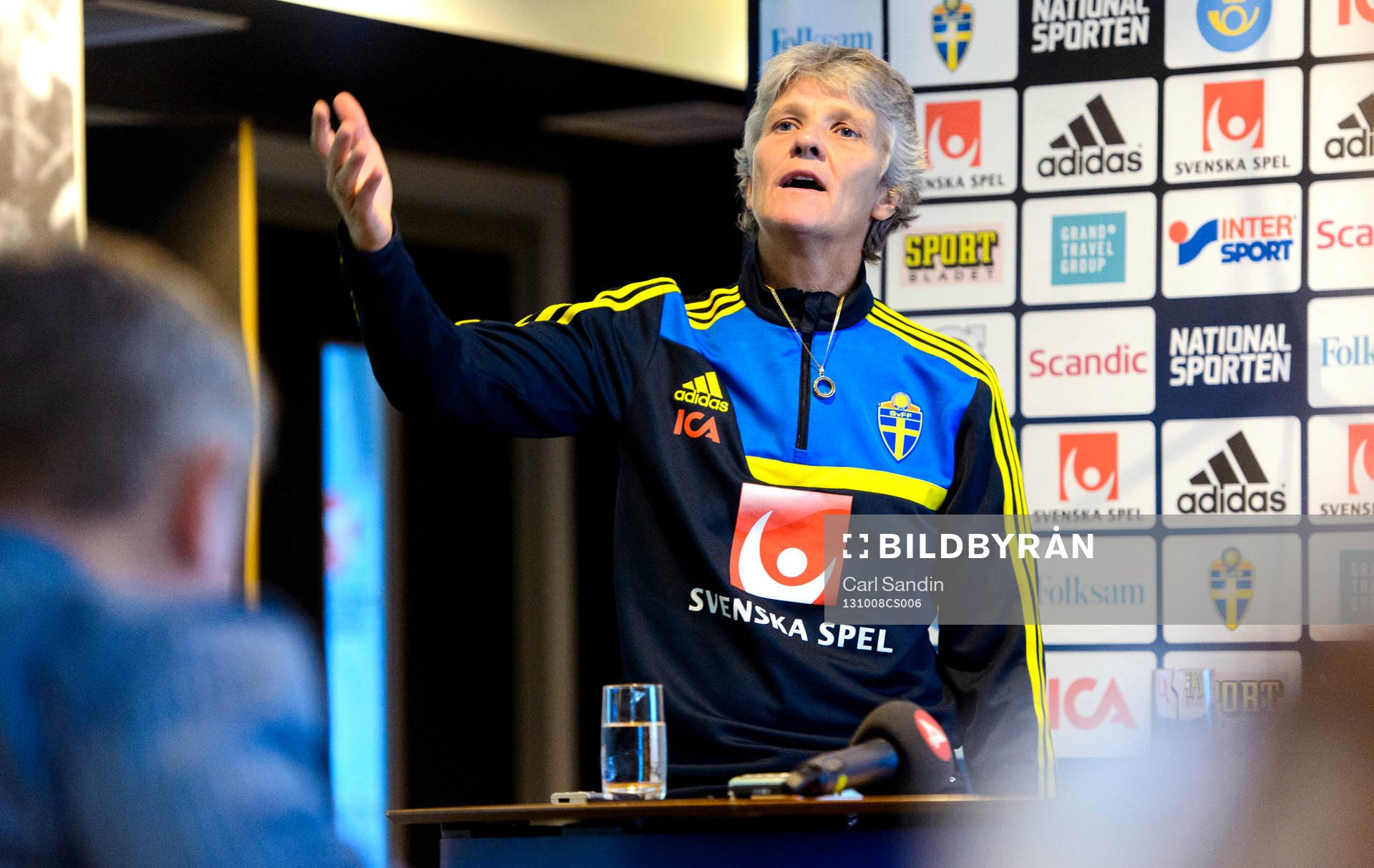 Sveriges förbundskapten Pia Sundhage