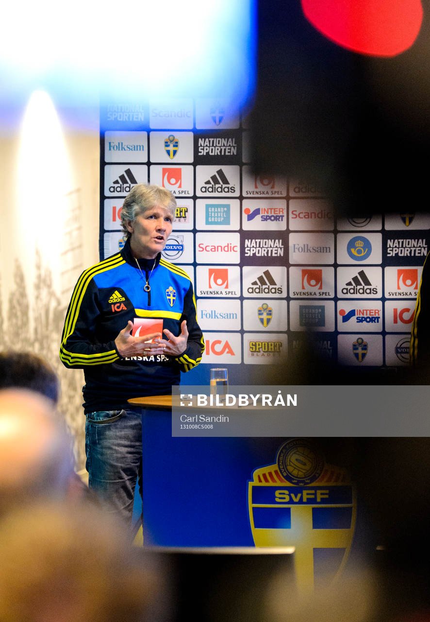 Sveriges förbundskapten Pia Sundhage