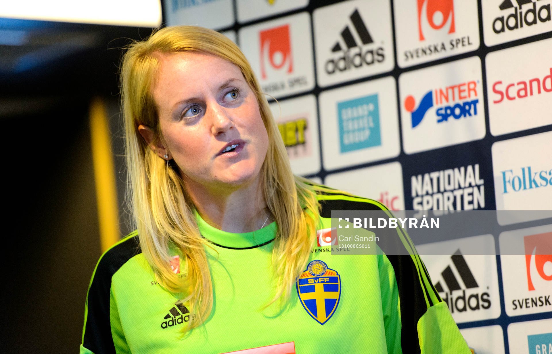 Sveriges målvakt Kristin Hammarström