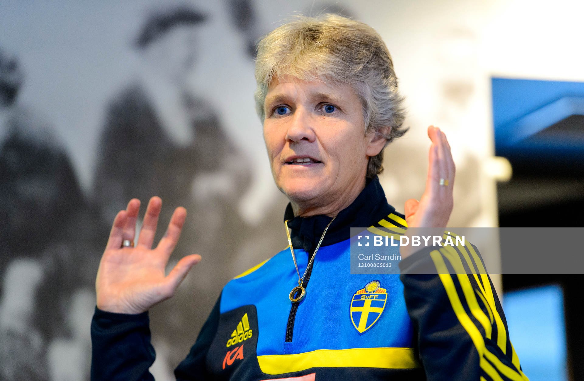 Sveriges förbundskapten Pia Sundhage