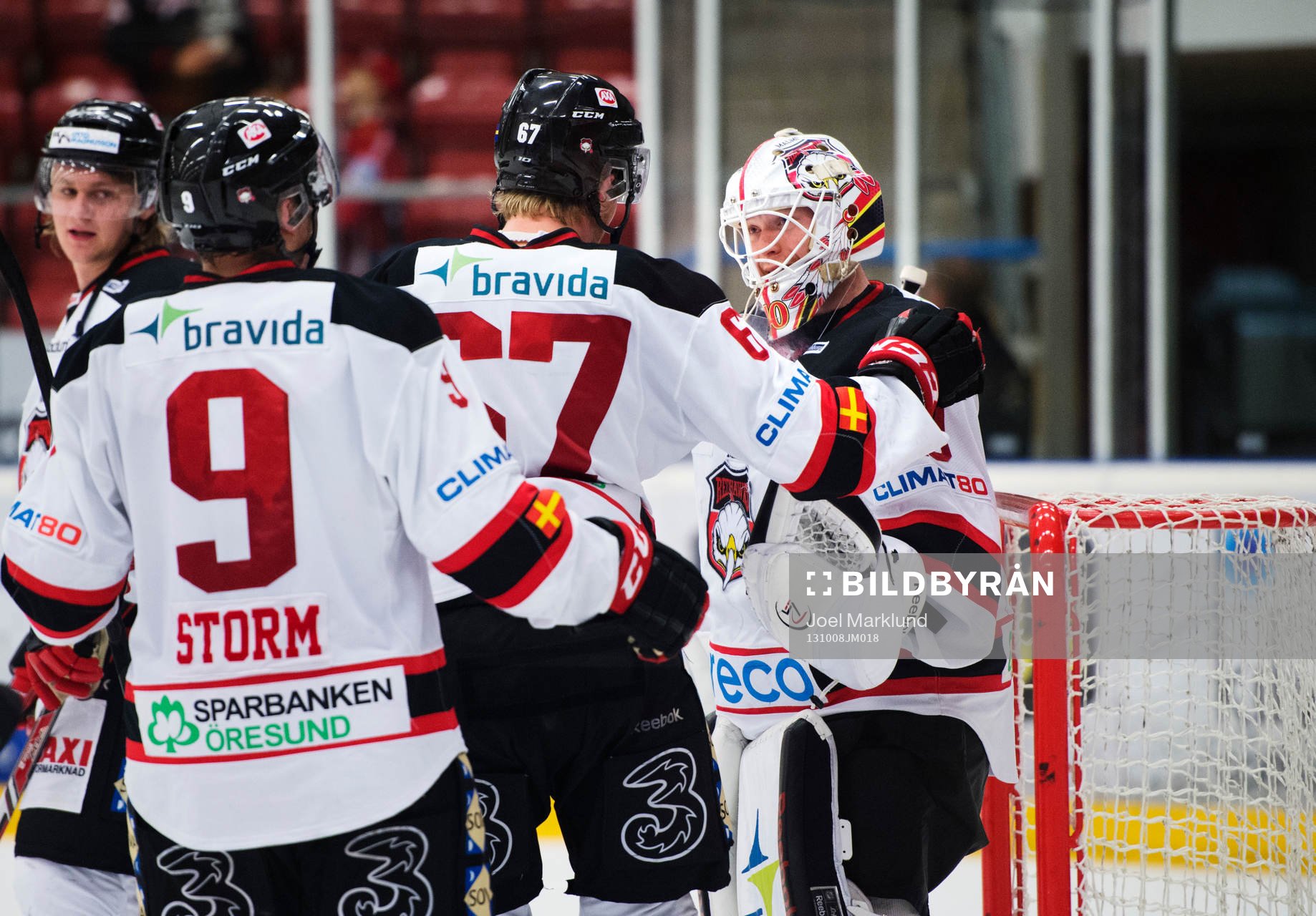 Malmös Fredrik Storm, Tobias Ericsson och målvakt Pontus