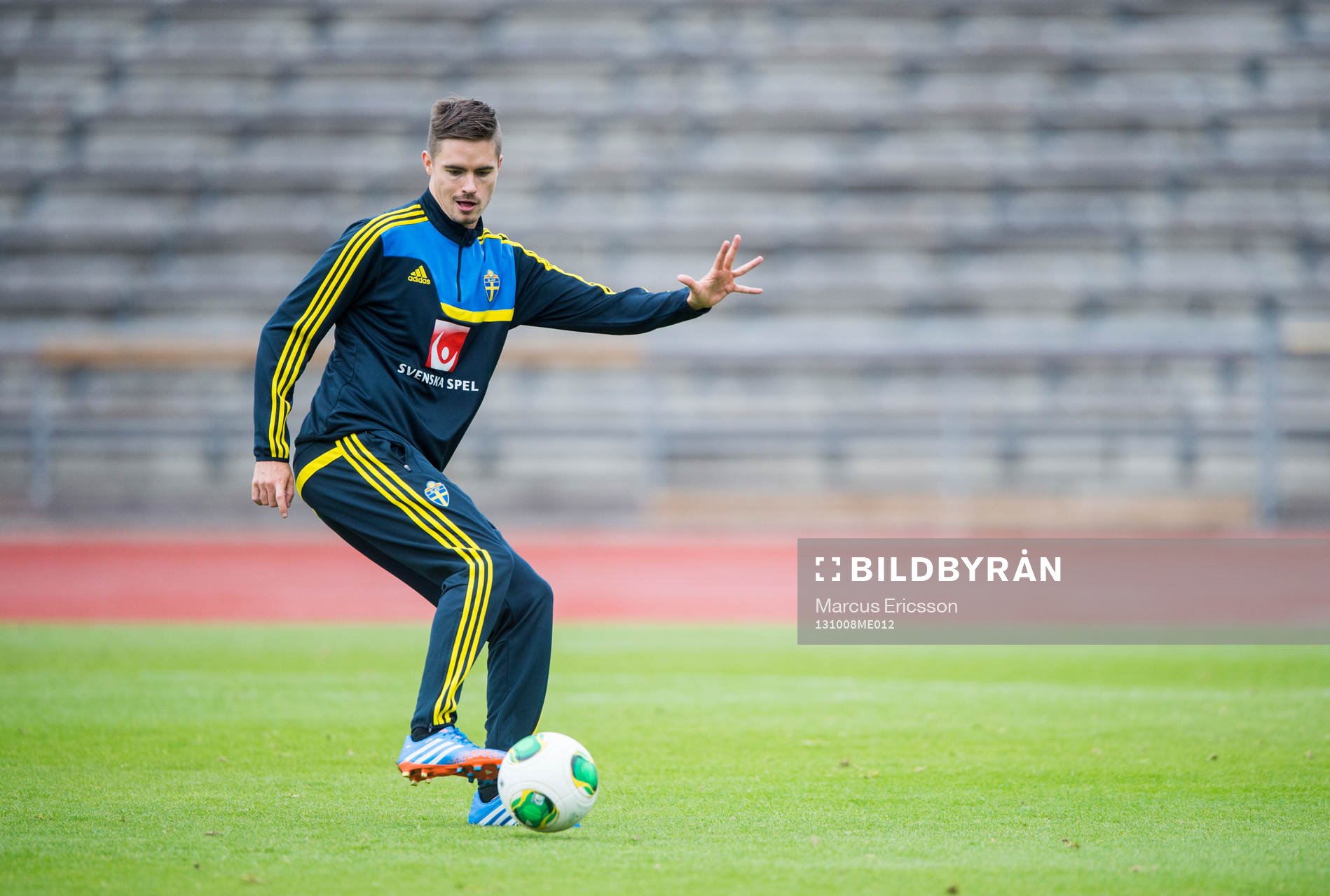 Mikael Lustig tränade på egen hand