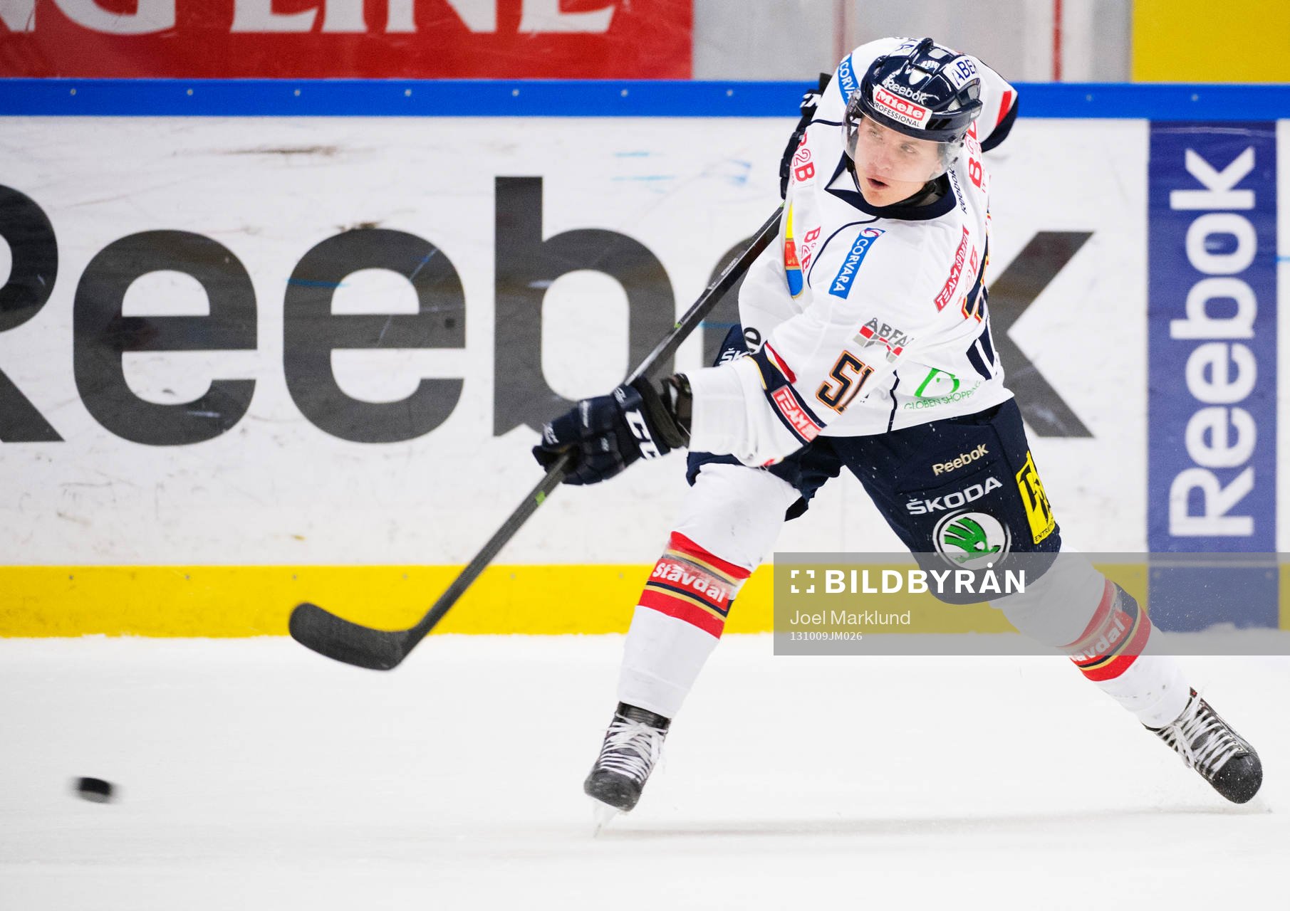 Djurgårdens David Lidström skjuter