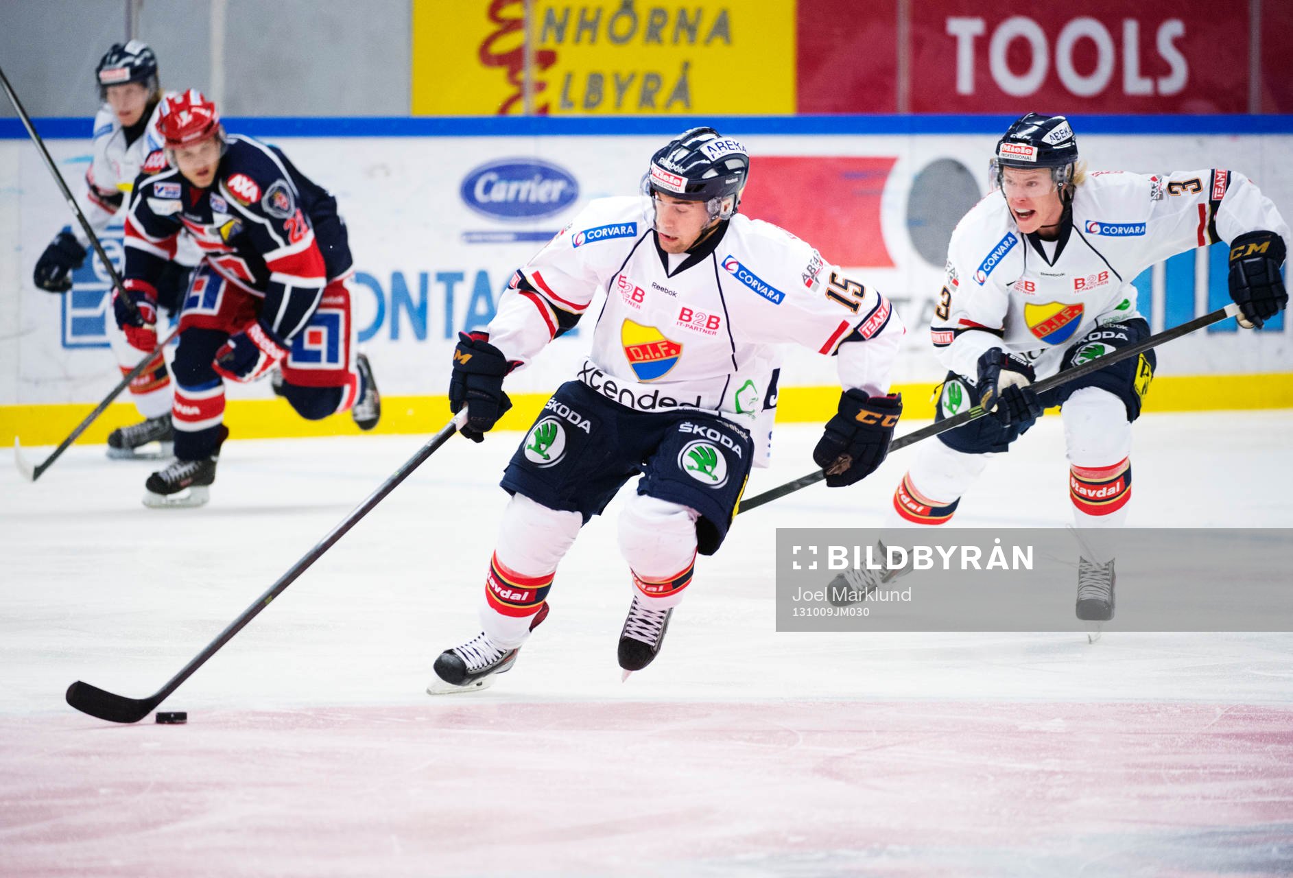 Djurgårdens Steve Saviano och Samuel Lofquist