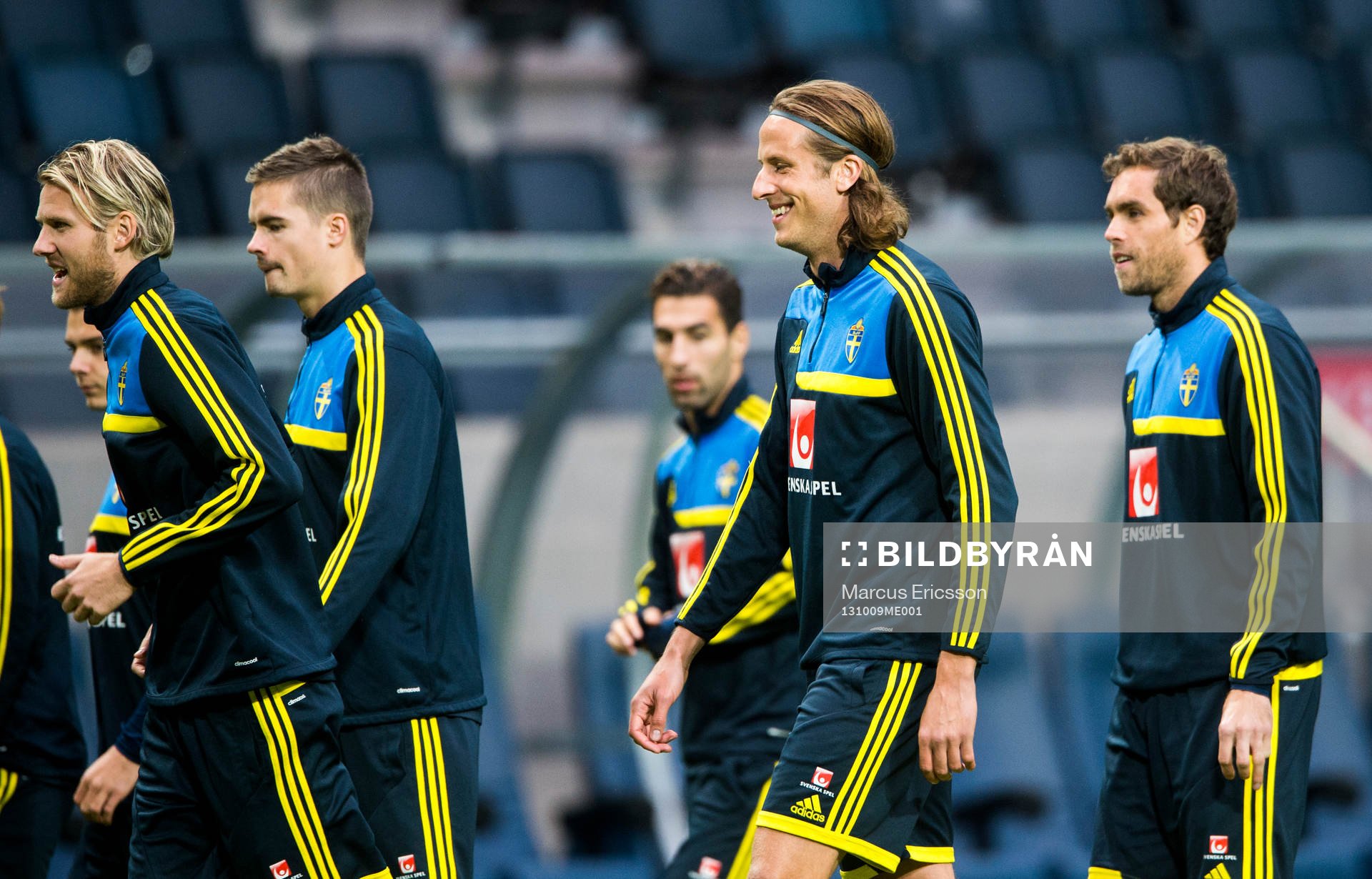 Ola Toivonen, Mikael Lustig, Jonas Olsson och Johan Elmander