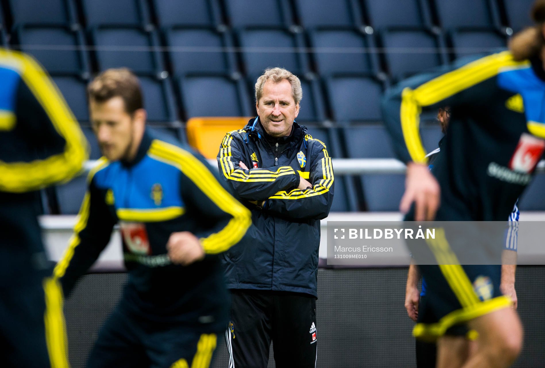 Förbundskaptenen Erik Hamrén