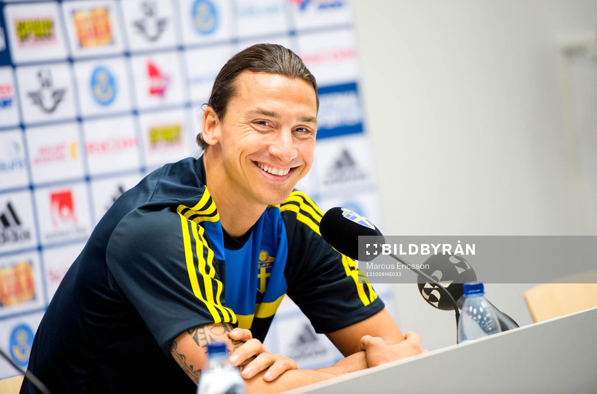 Presskonferens med Zlatan Ibrahimovic
