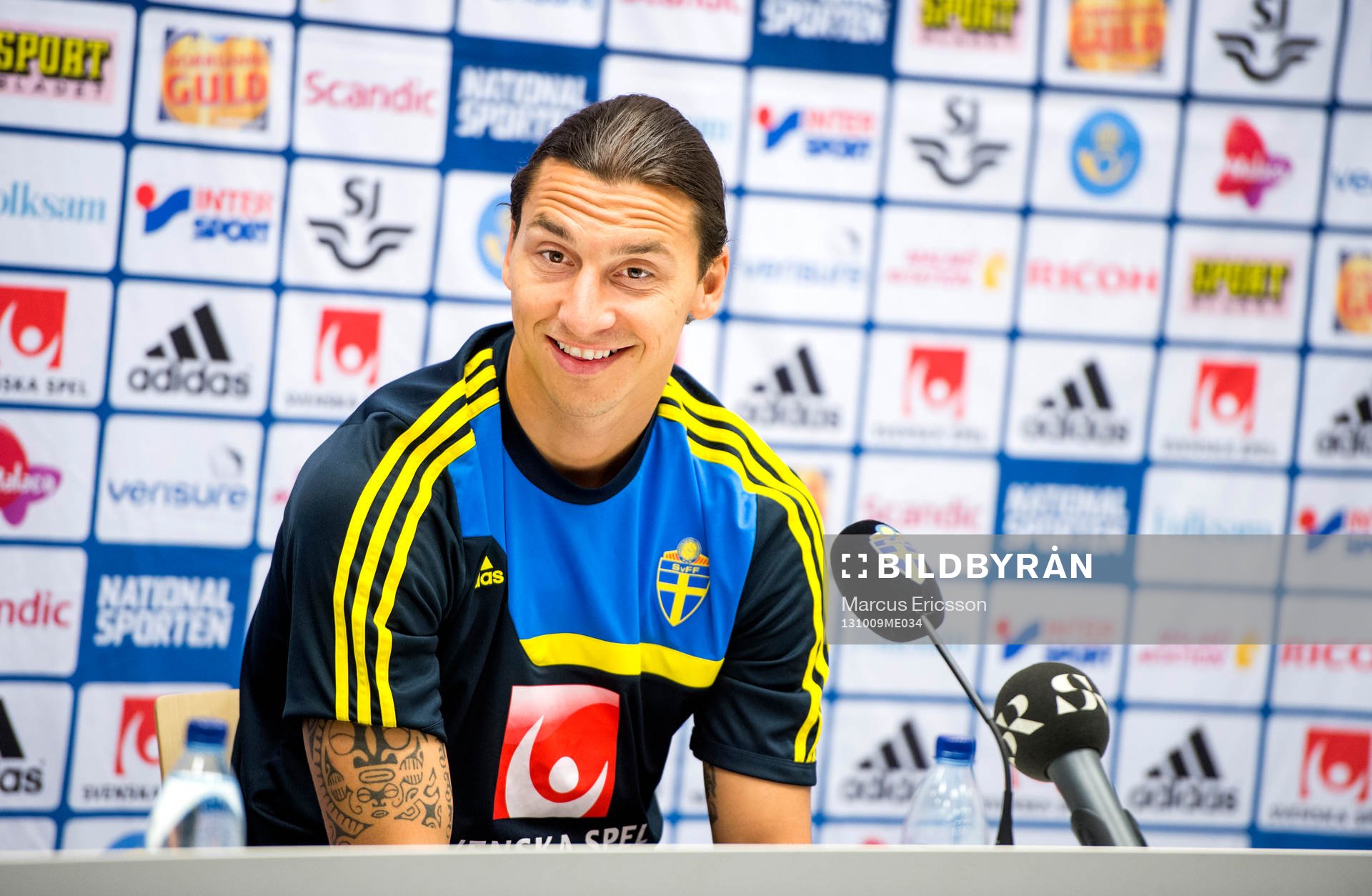 Presskonferens med Zlatan Ibrahimovic