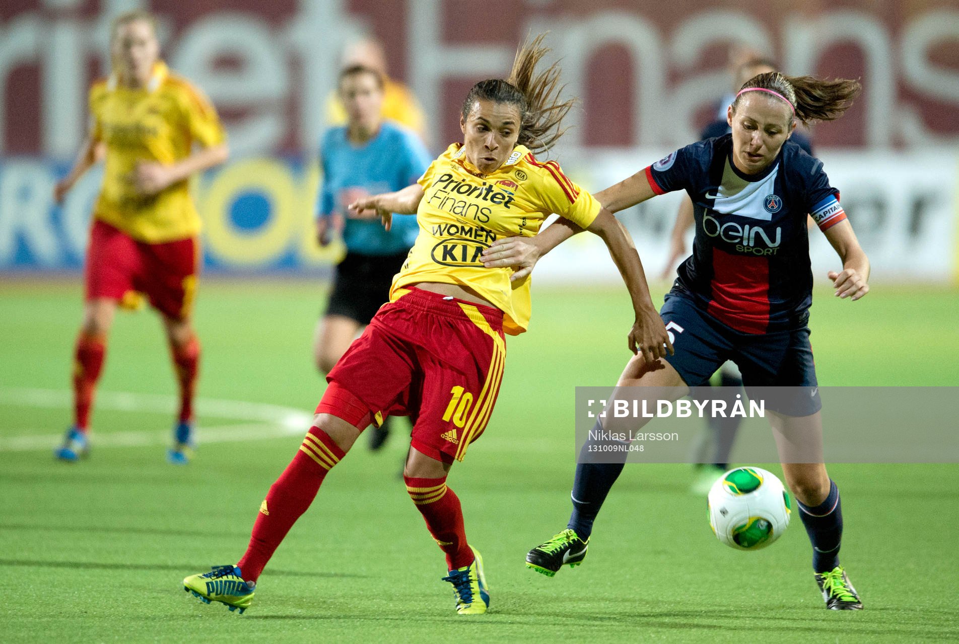 Marta Vieira da Silva, Tyresö och Sabrina Delannoy,Paris