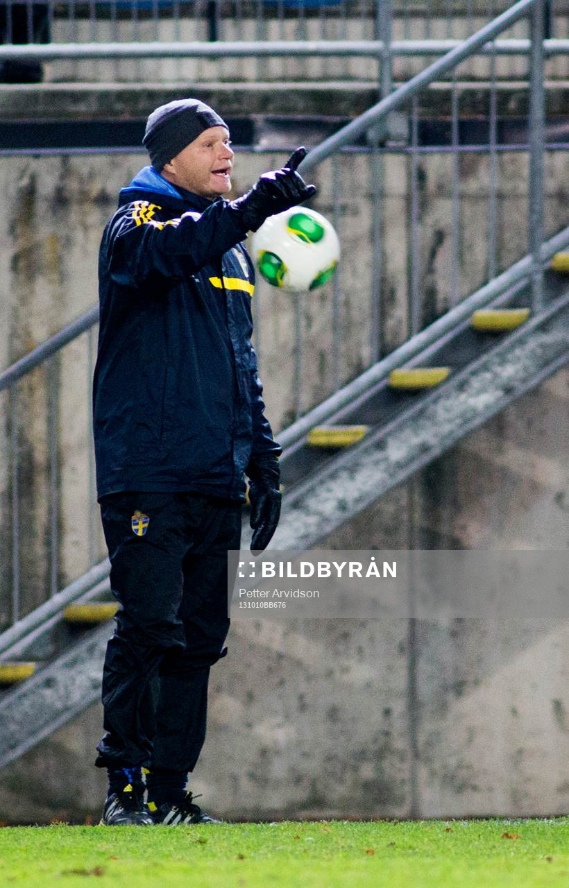 Sveriges tränare Tomas Turesson