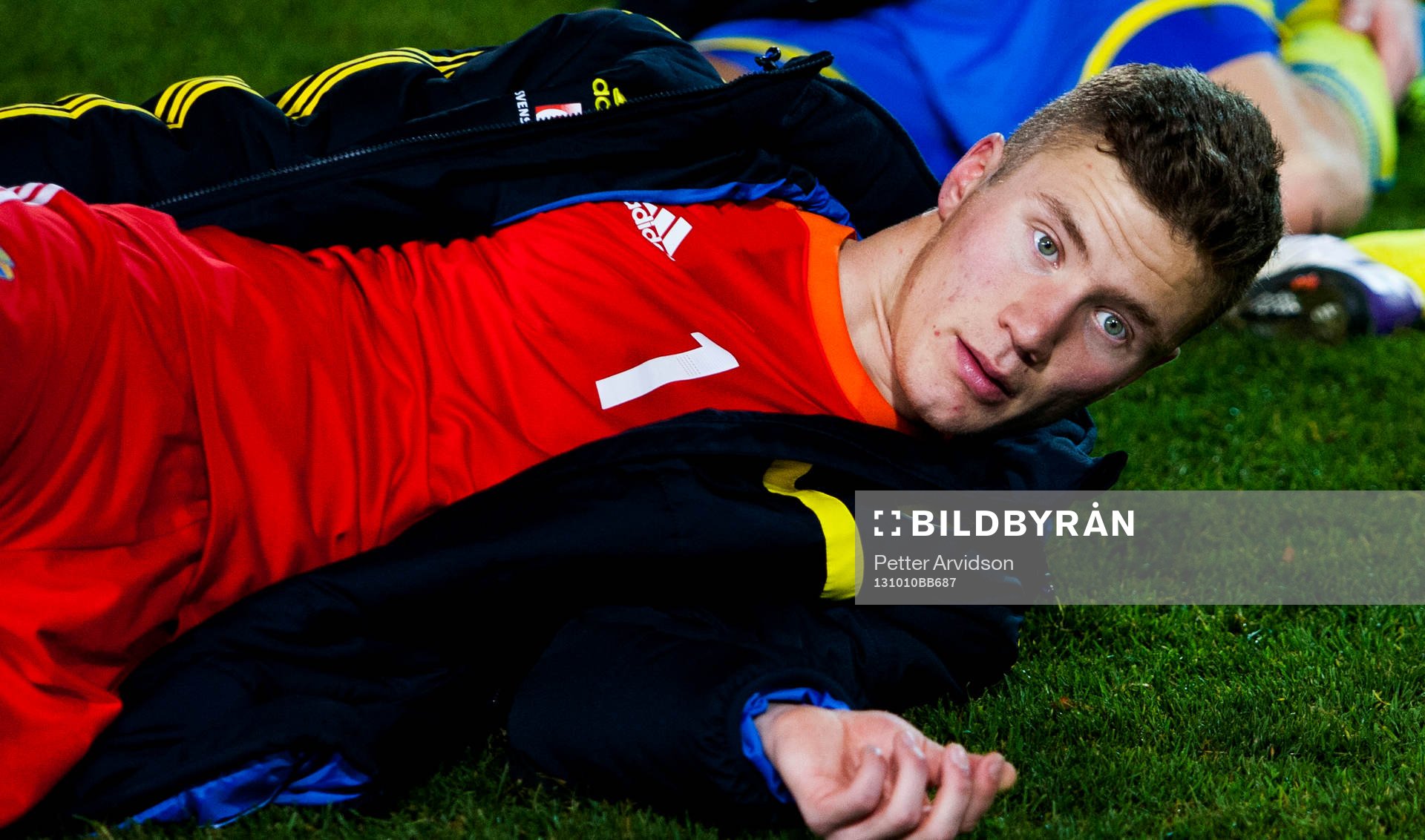 Sveriges målvakt Edvard Setterberg