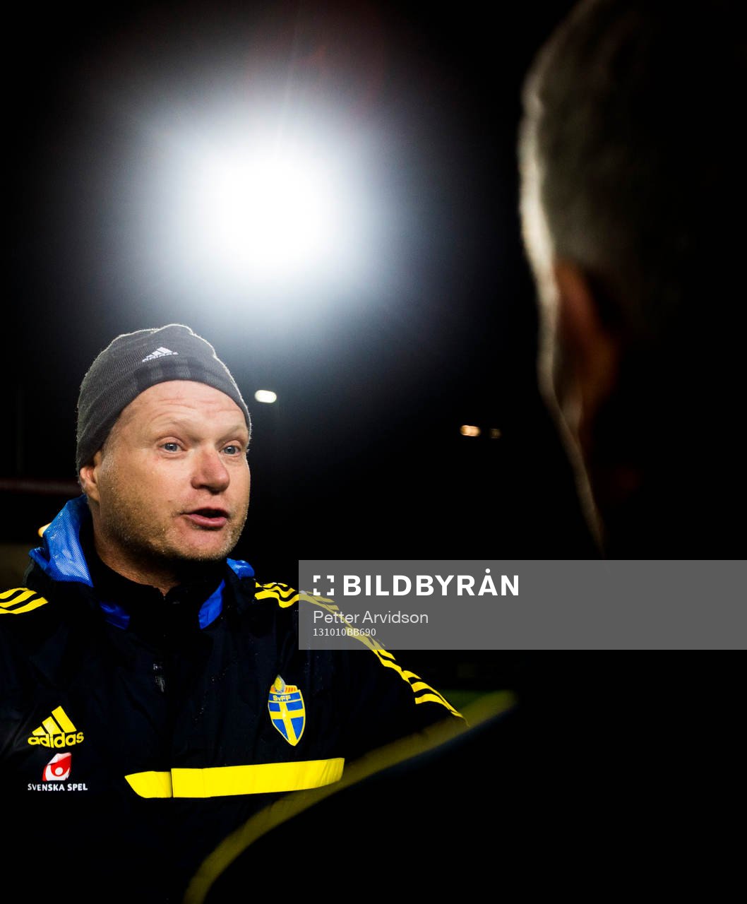 Sveriges tränare Tomas Turesson