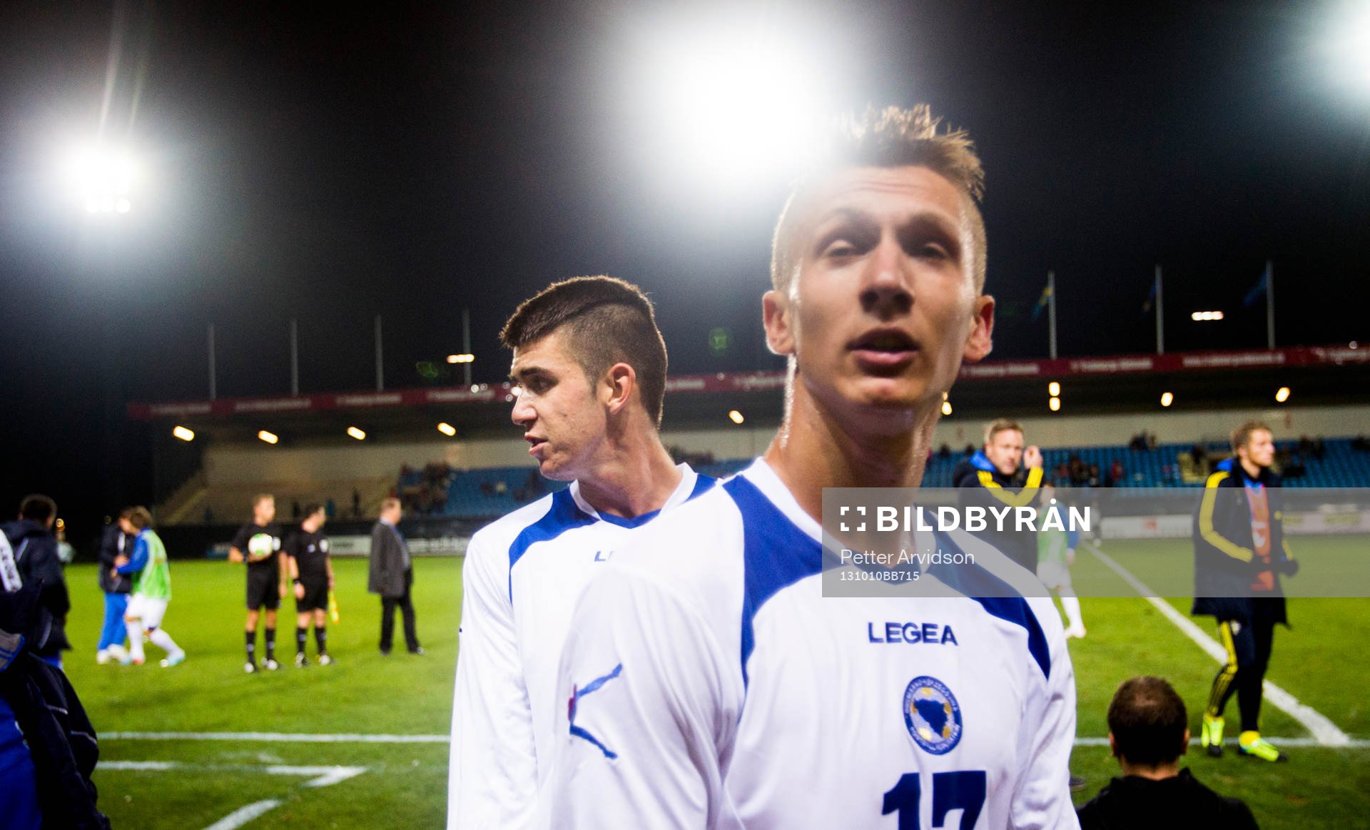 Bosnien-Hercegovinas spelare deppar