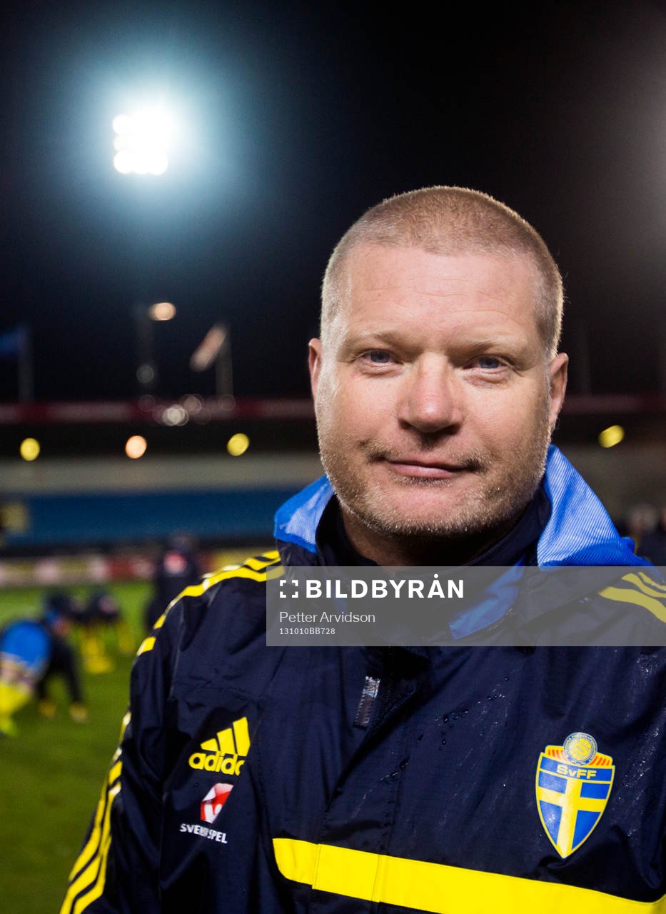 Sveriges tränare Tomas Turesson