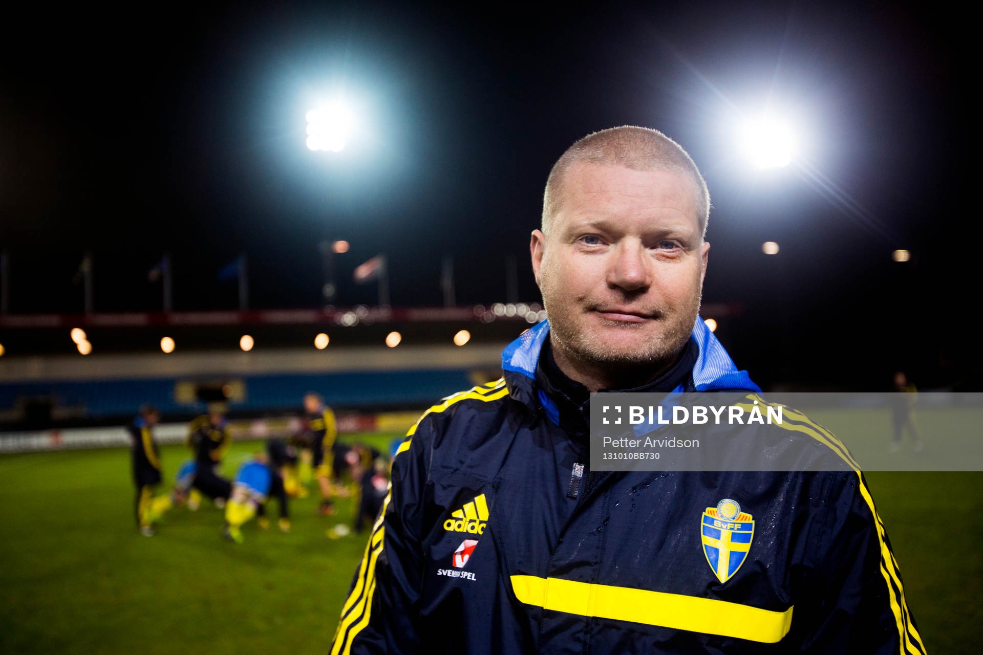 Sveriges tränare Tomas Turesson