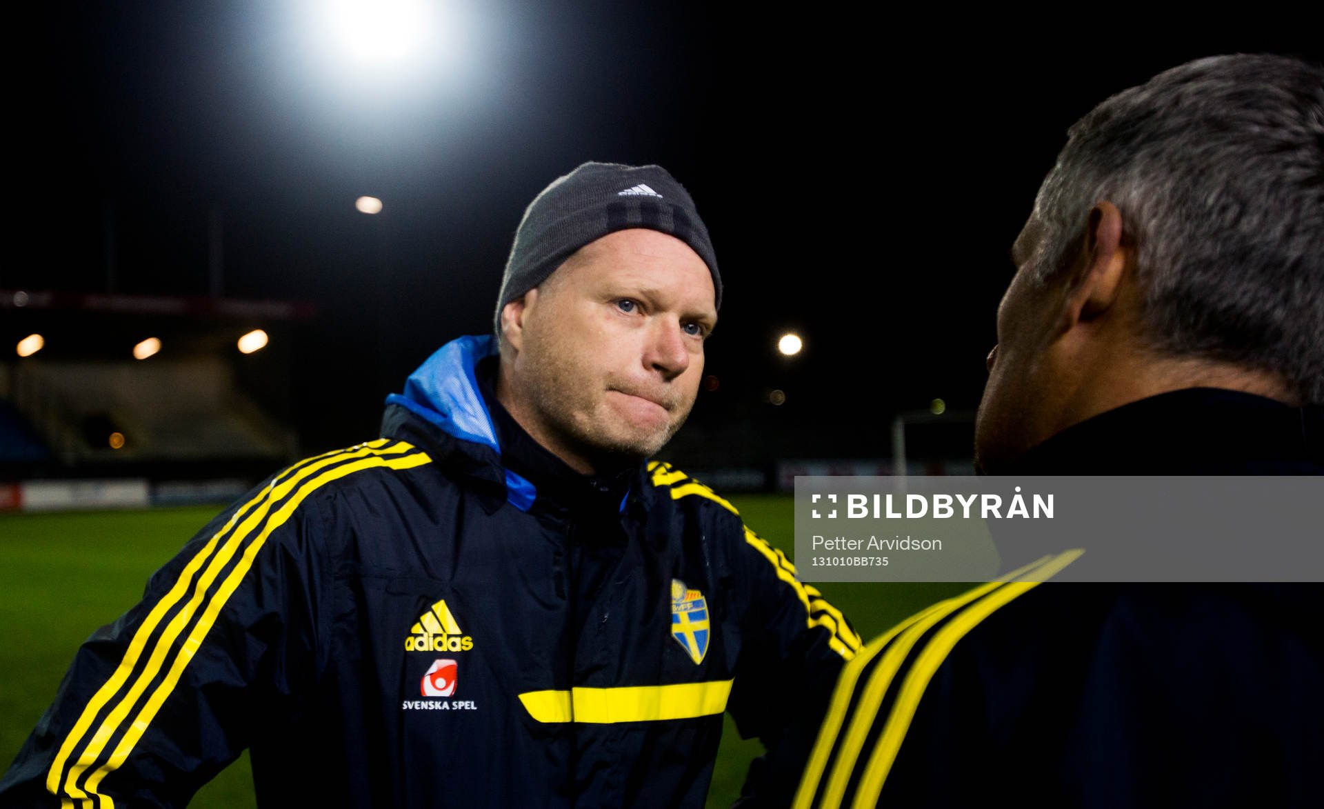 Sveriges tränare Tomas Turesson