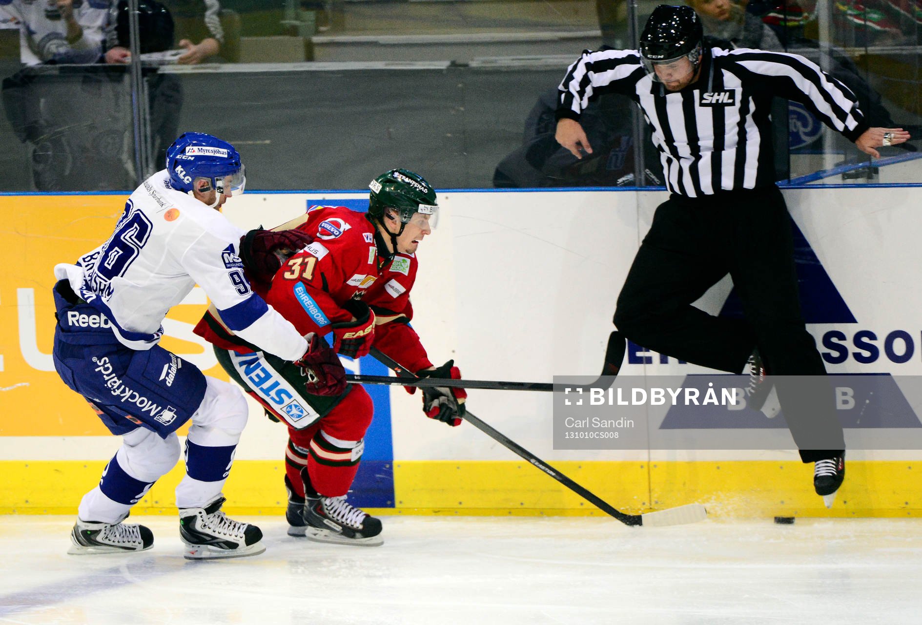 Frölundas Nicklas Lasu och Leksands Fabian Brunnström