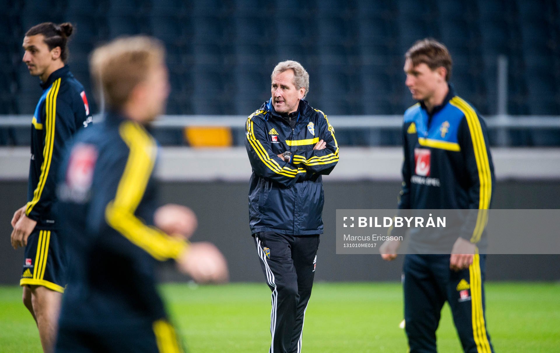Förbundskaptenen Erik Hamrén