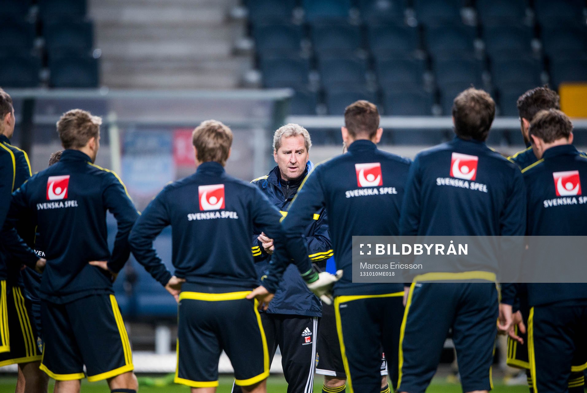 Förbundskaptenen Erik Hamrén