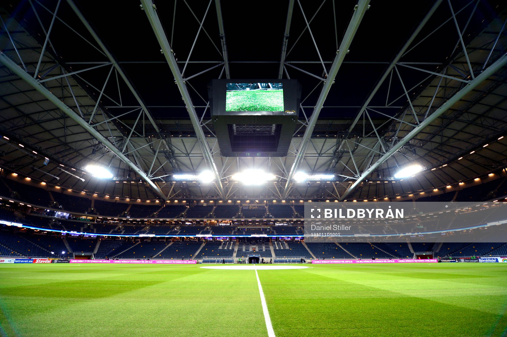Interiör av Friends Arena