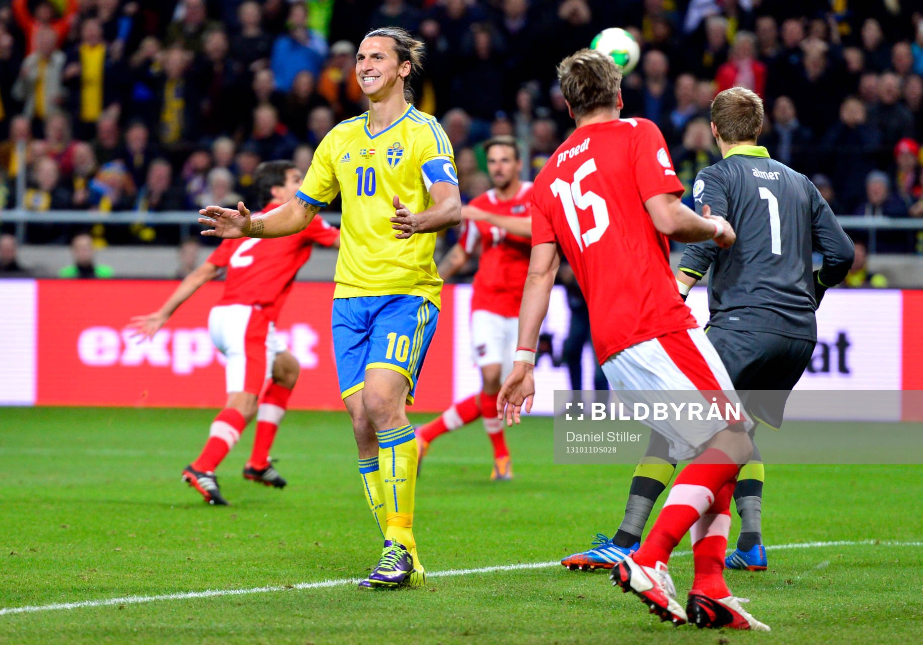 Sveriges Zlatan Ibrahimovic deppar