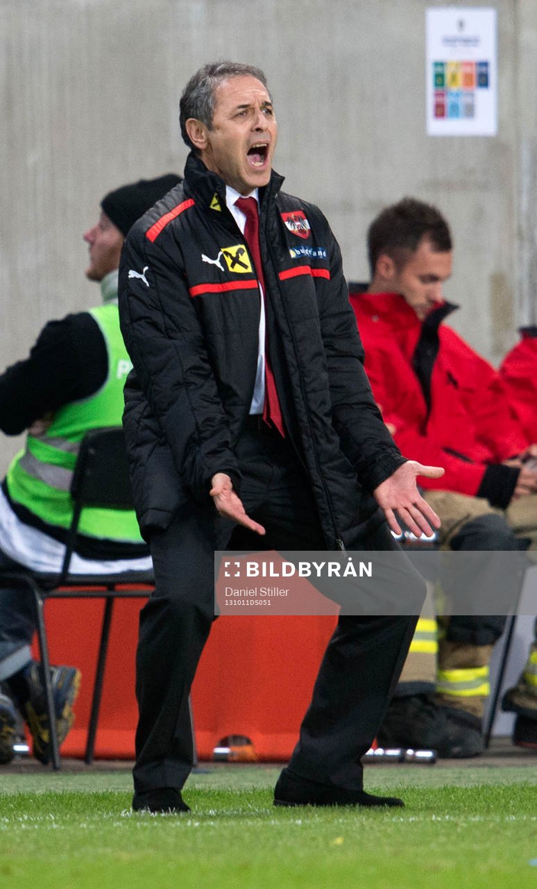 Österrikes förbundskapten Marcel Koller