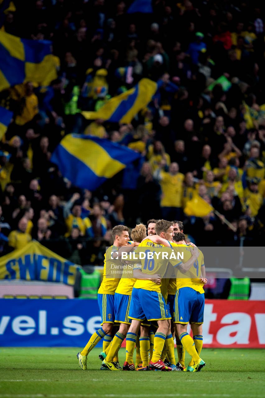 Sverige jublar vid slutsignalen