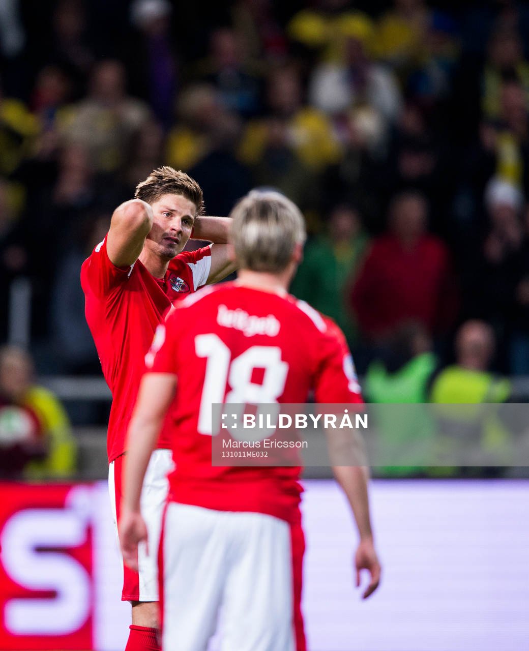 Österrikes Sebastian Prödl deppar
