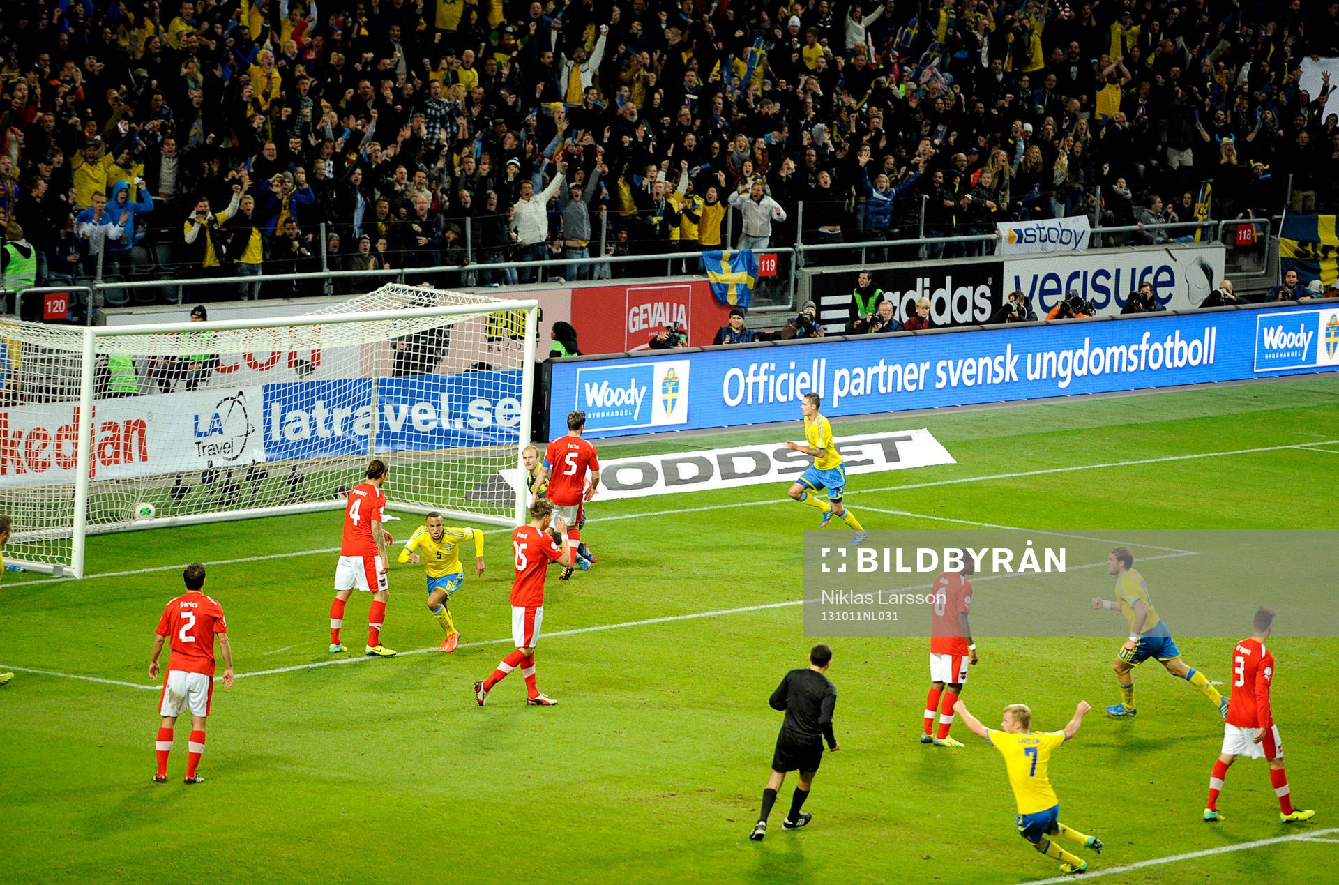 Sveriges Martin Olsson jublar