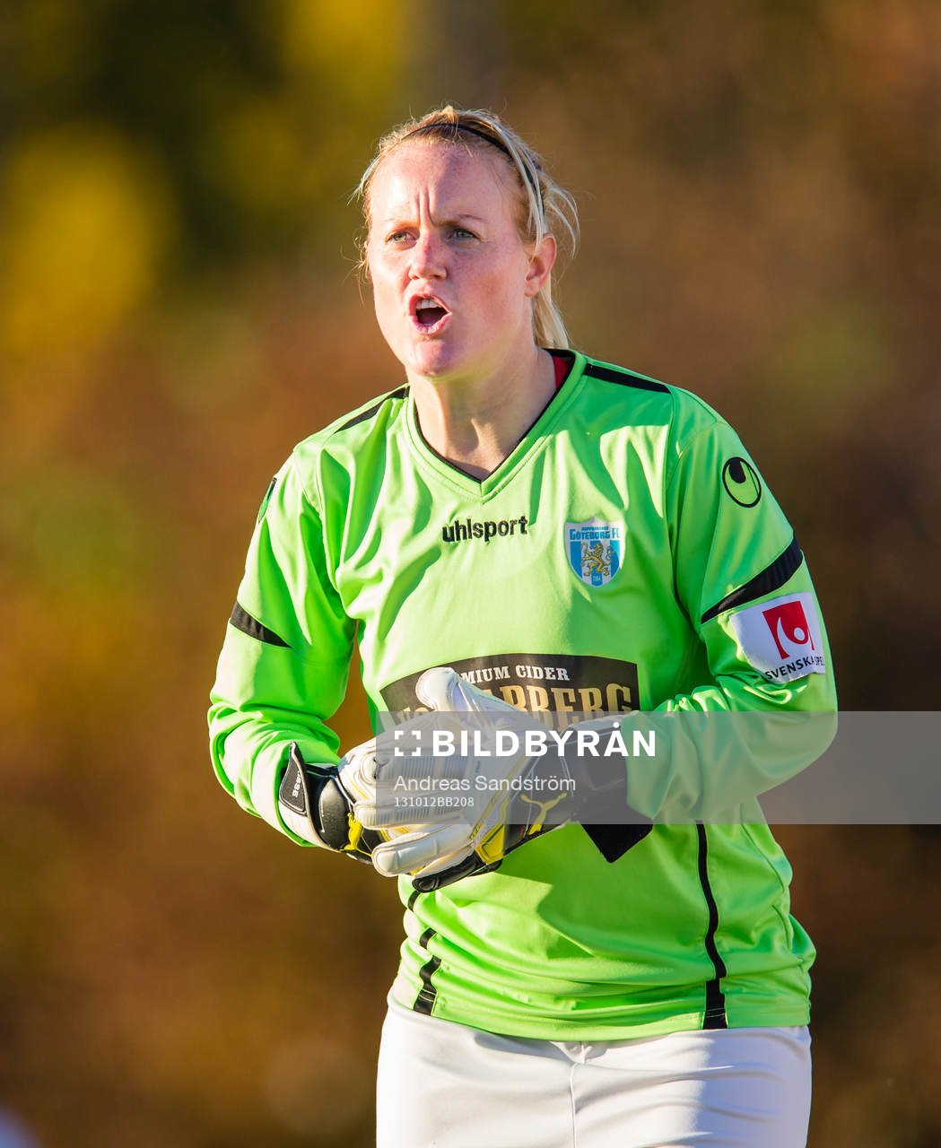 Kopparbergs Göteborgs målvakt Kristin Hammarström