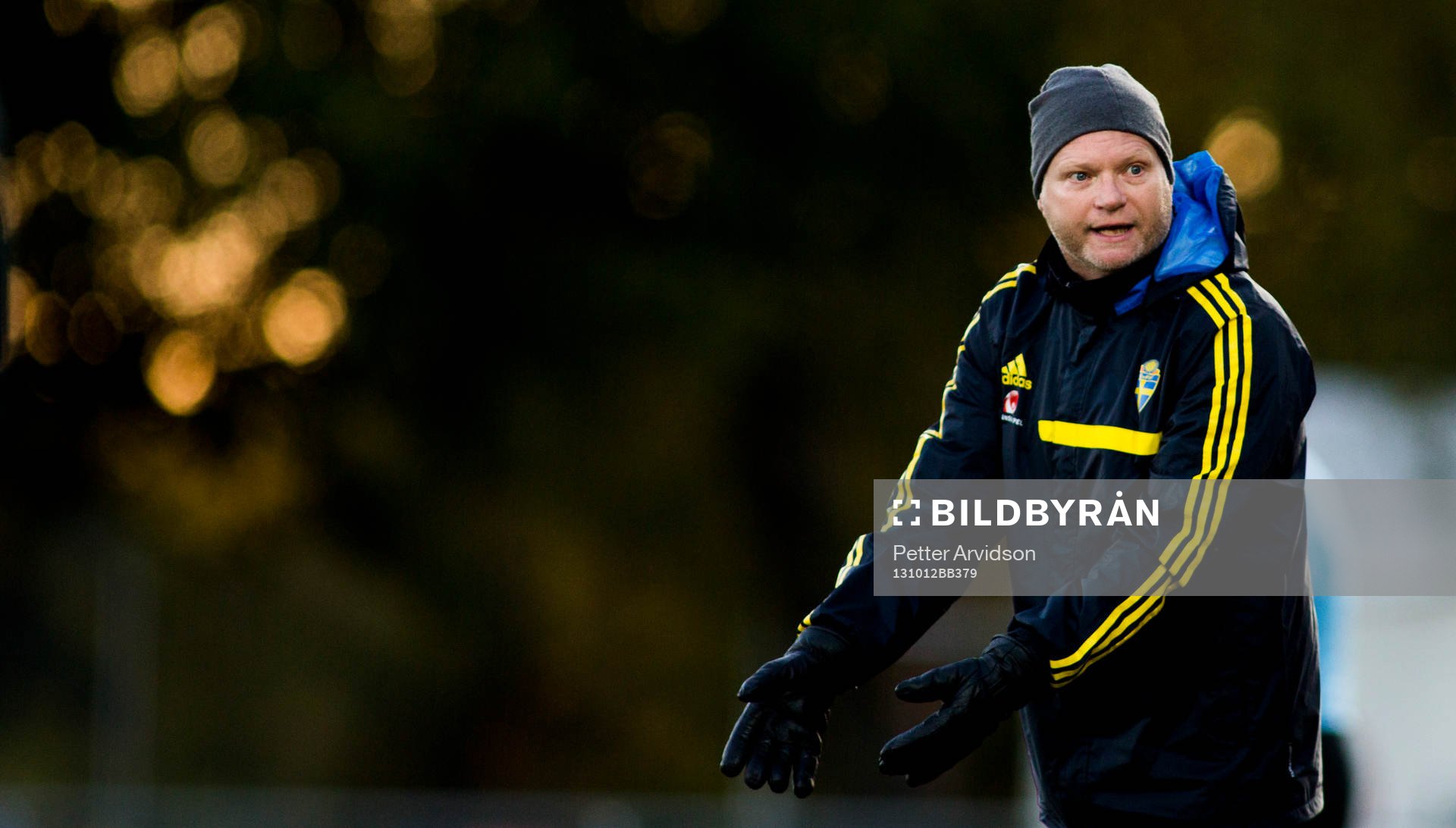 Sveriges tränare Tomas Turesson