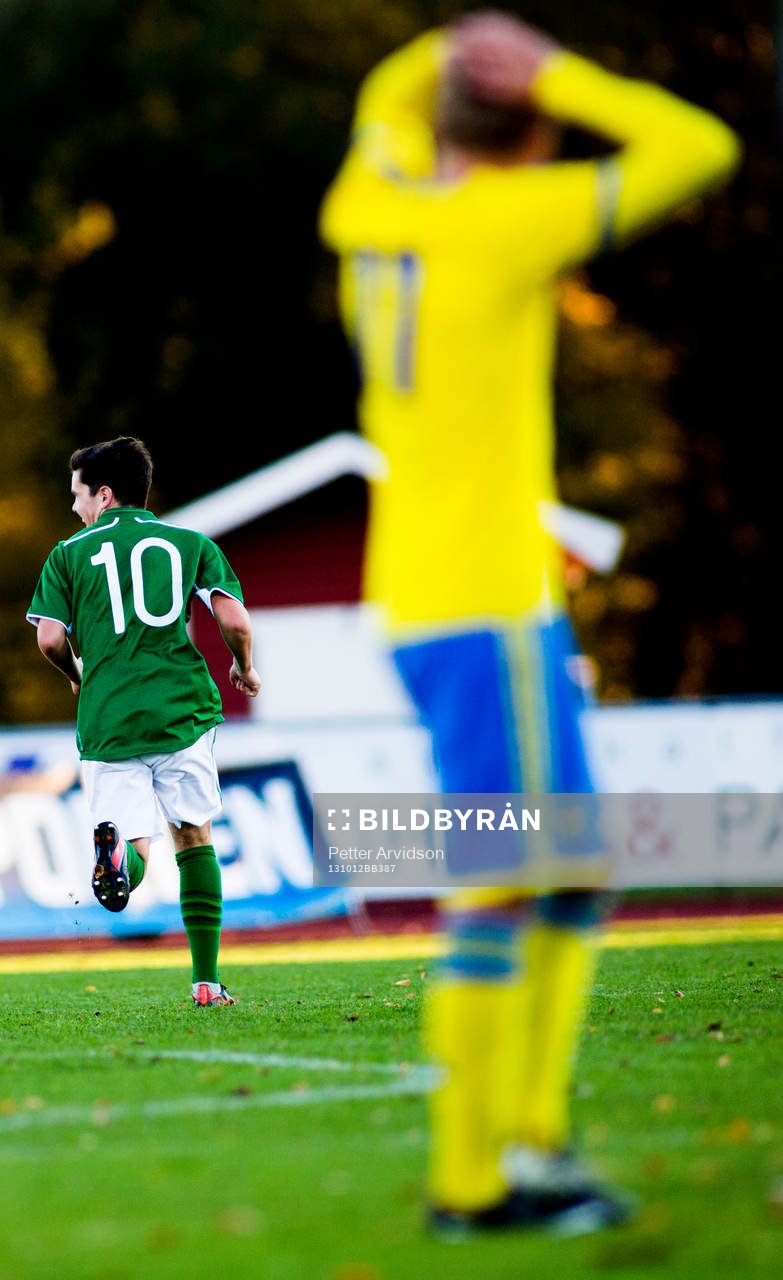 Irlands Liam Kelly jublar