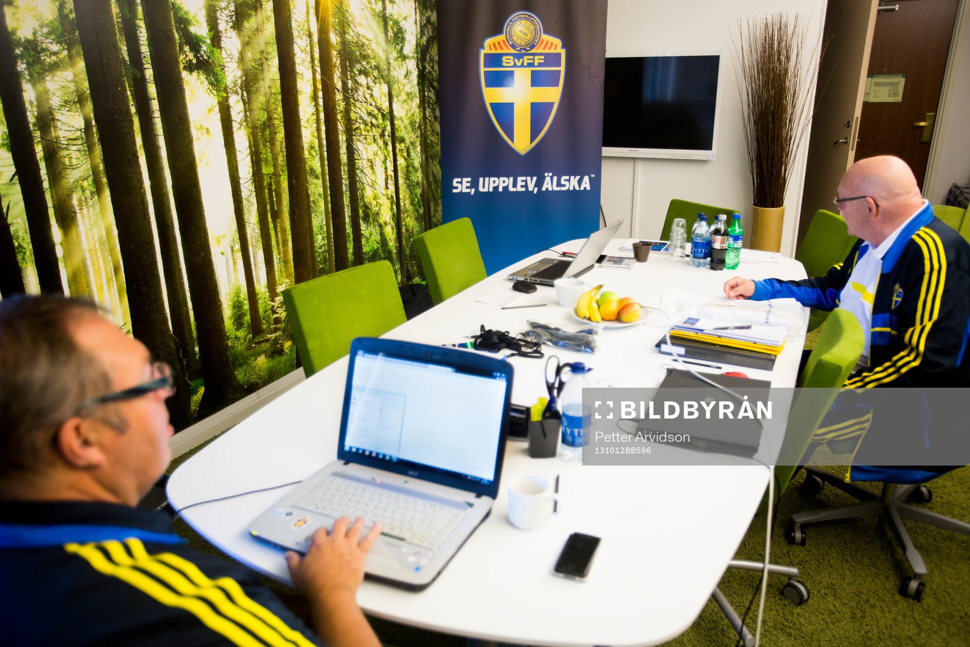 Bilder bakom kulisserna från P18s EM-kvalet