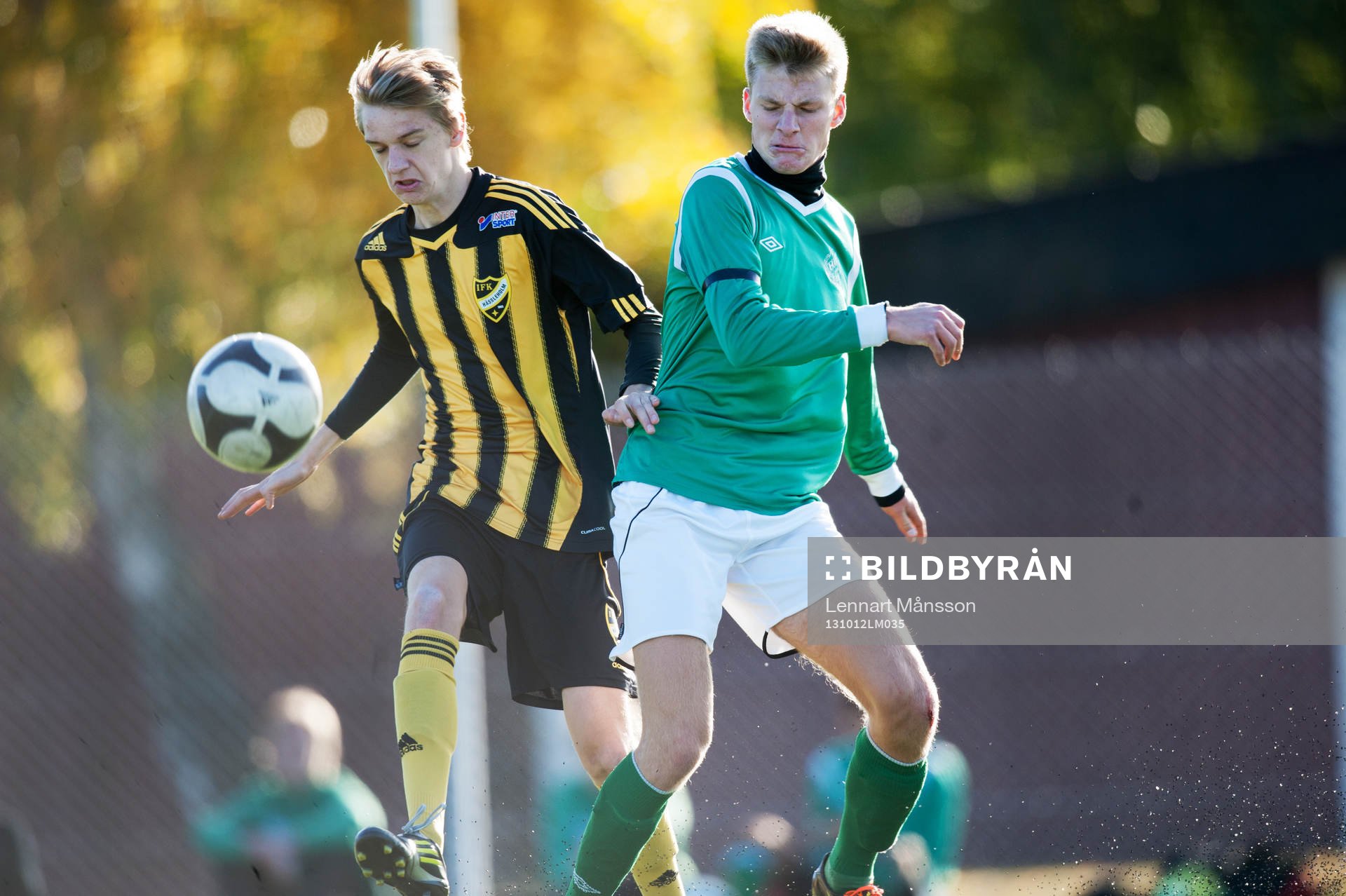 Fotboll, kval till juniorallsvenskan, IFK Hässleholm - Hässleholms IF 3-1: Robin Svedberg Roth, IFK Hässleholm